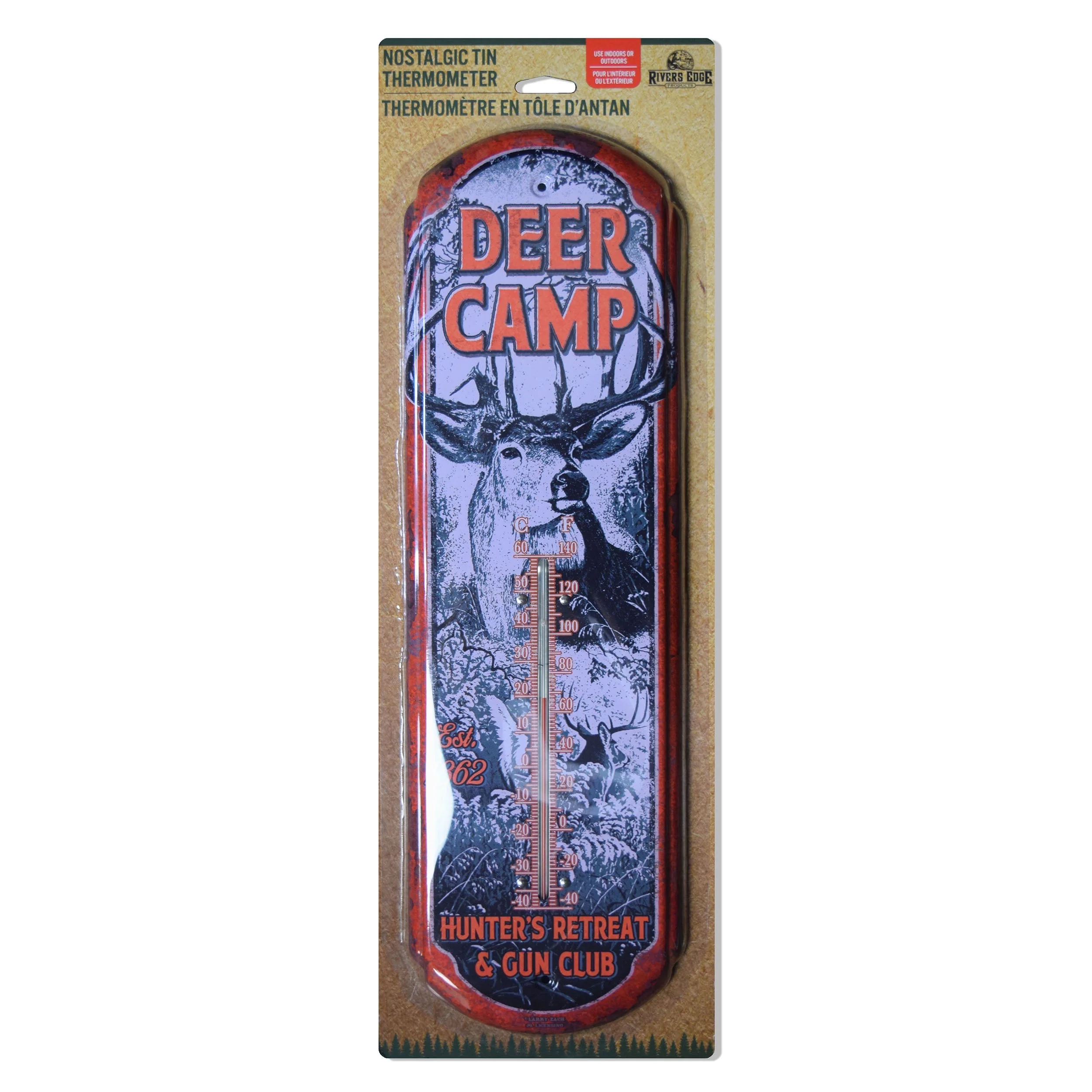 Tin Thermometer-Deer Camp - Image 2