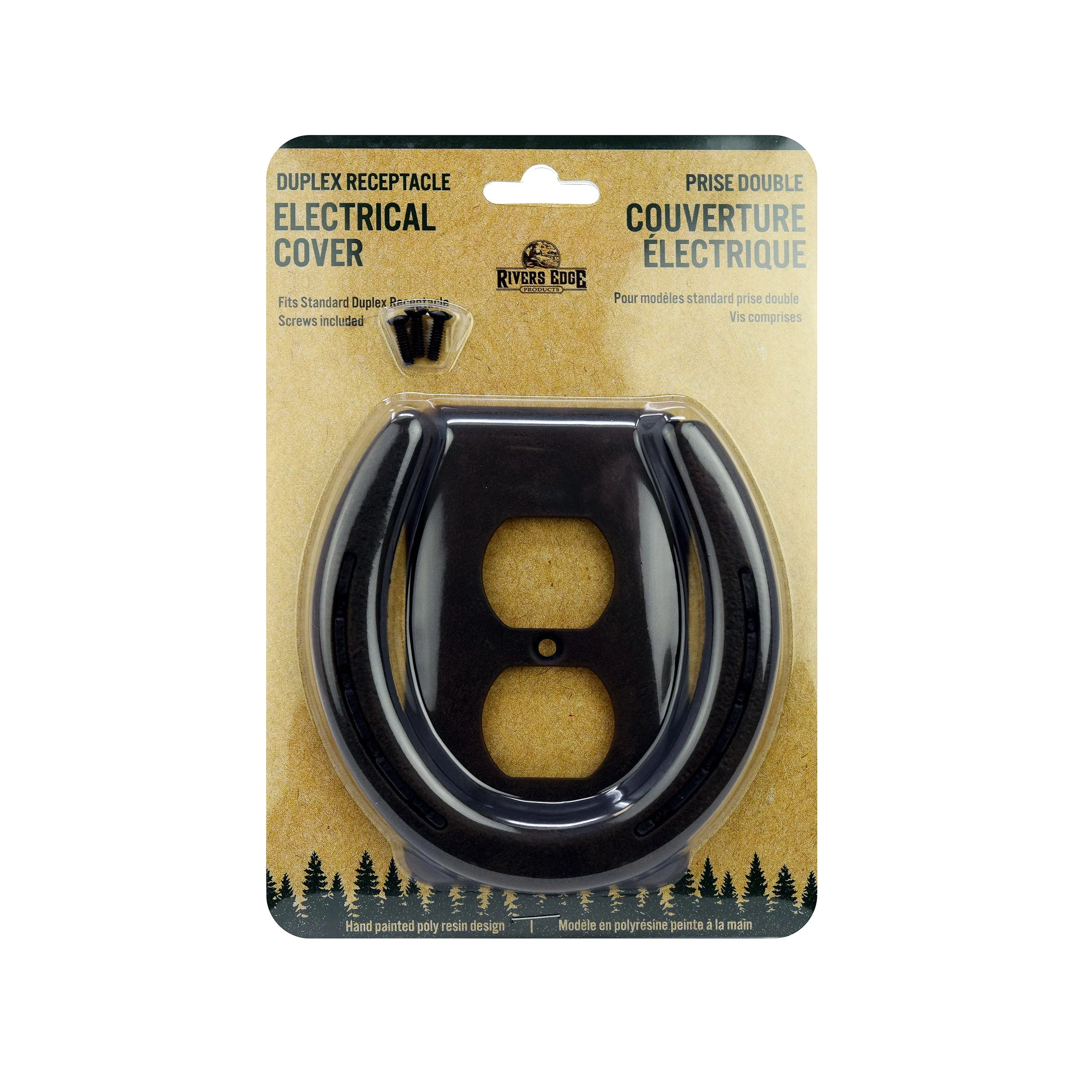 Electrical Cover Single Receptacle-Horse Shoe - Image 2
