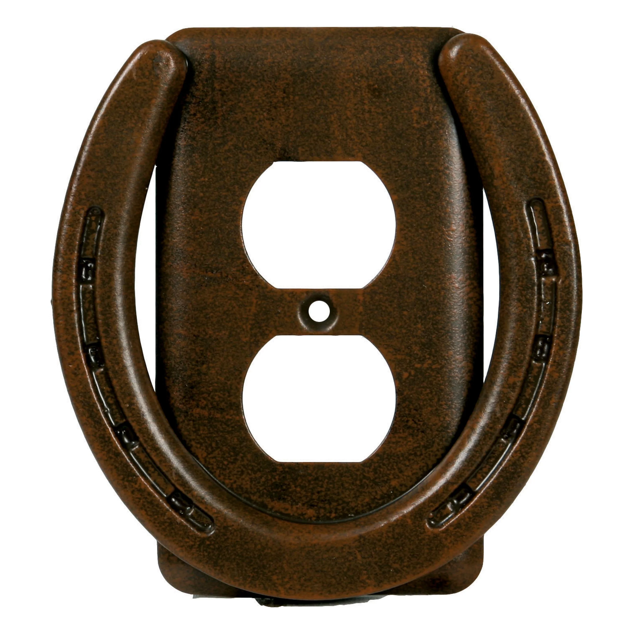 Electrical Cover Single Receptacle-Horse Shoe