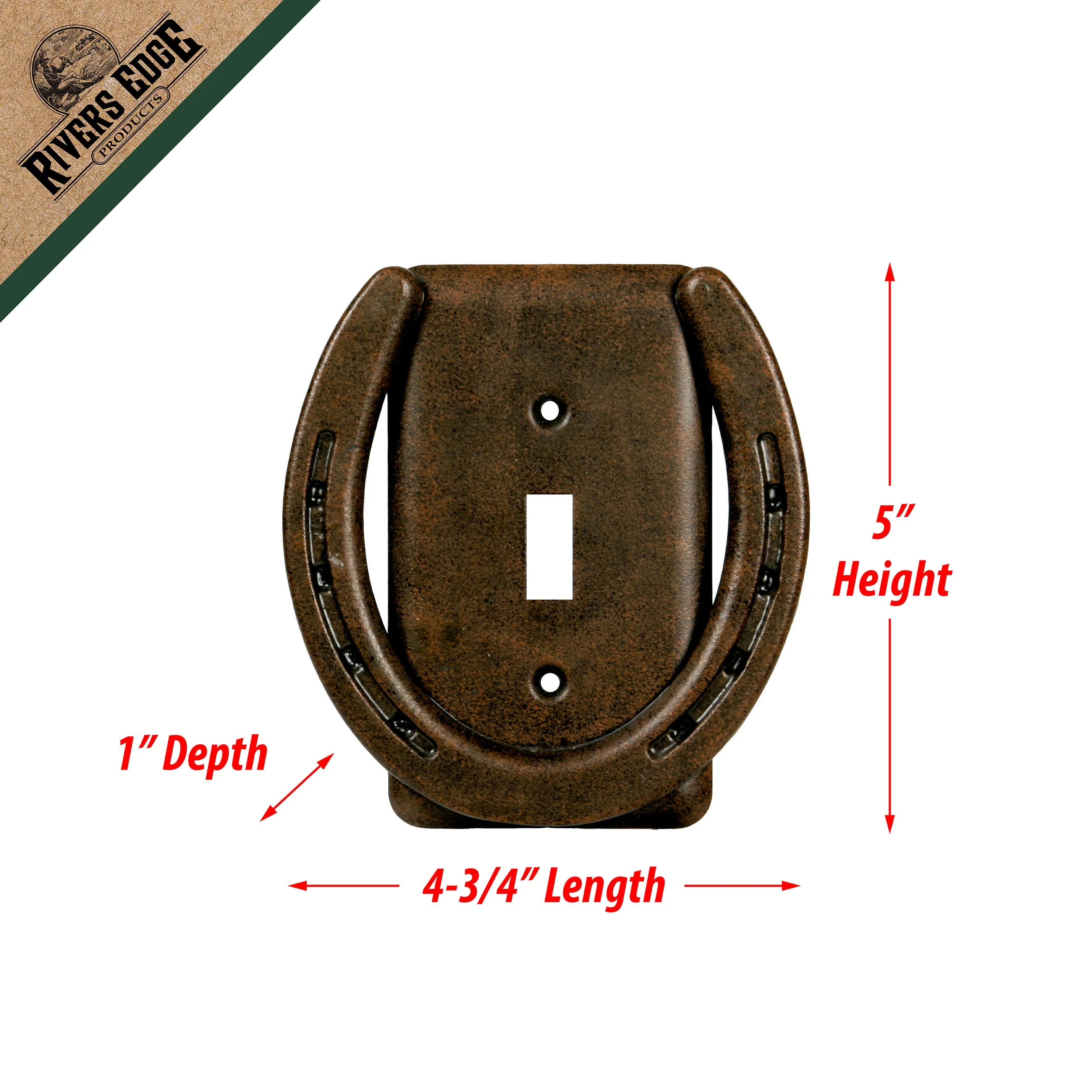 Electrical Cover Single Plate Switch-Horse Shoe - Image 3