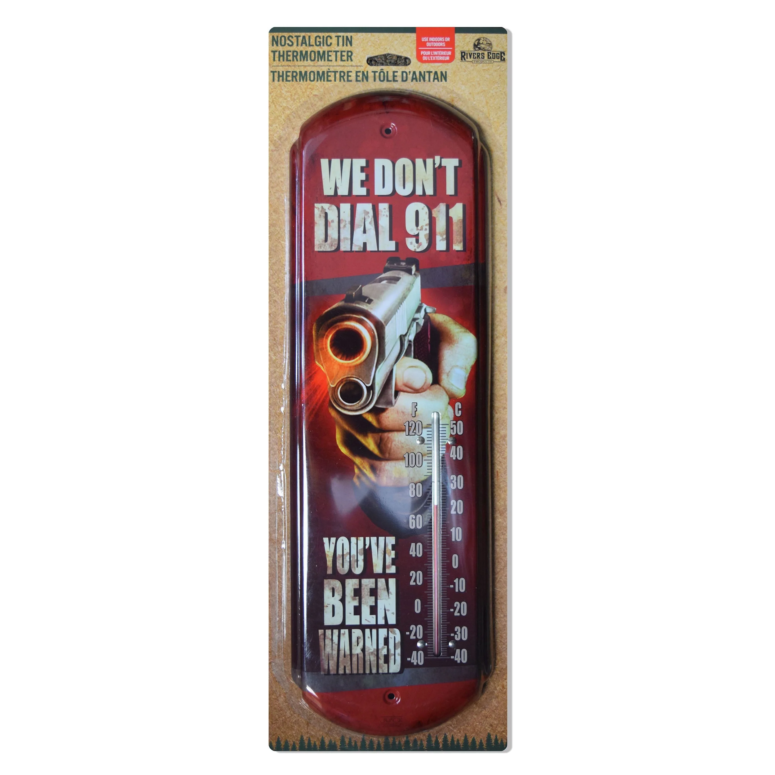 Tin Thermometer-Dial 911 - Image 3