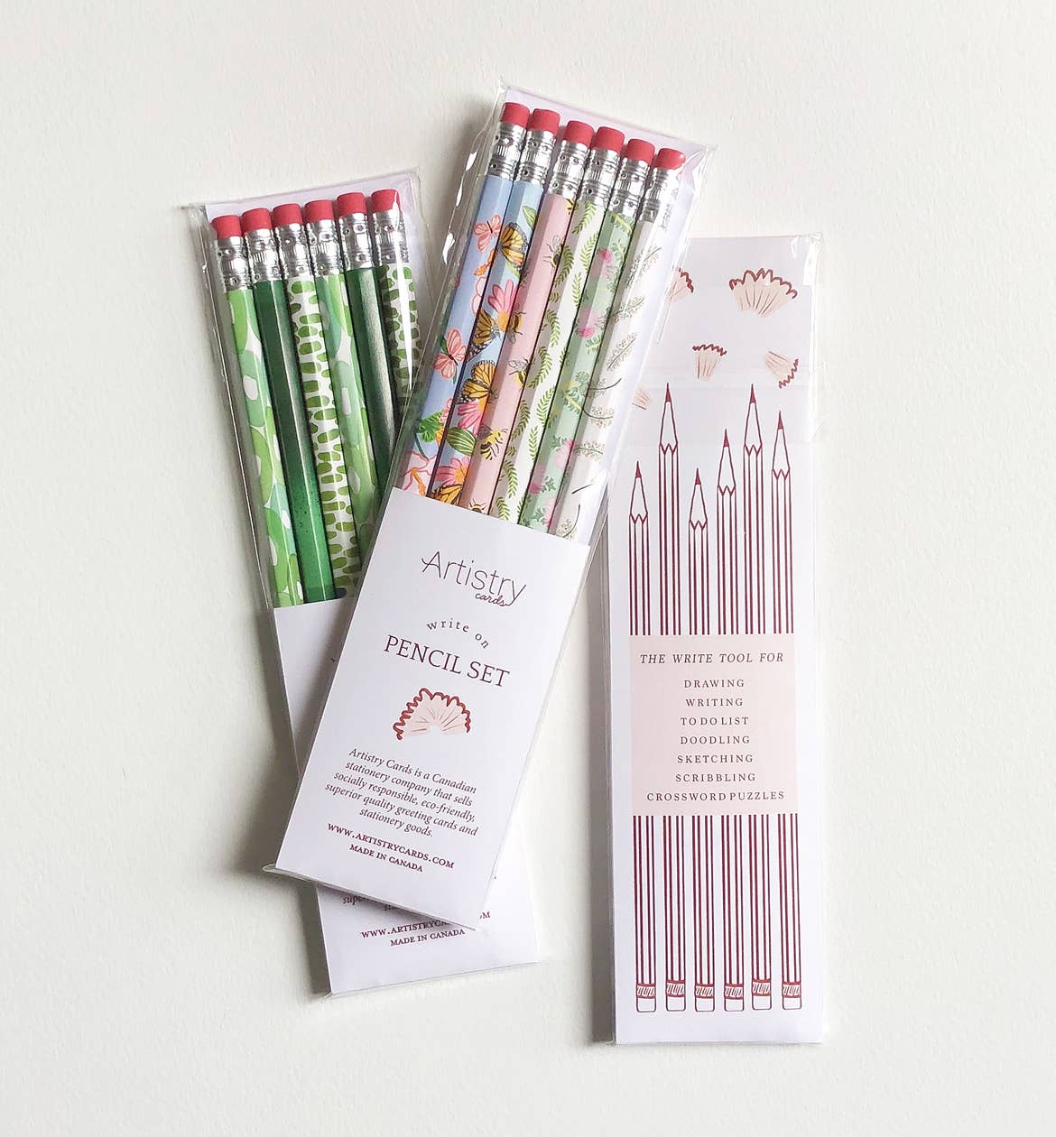 Flowery Garden Pencil Set - Image 3