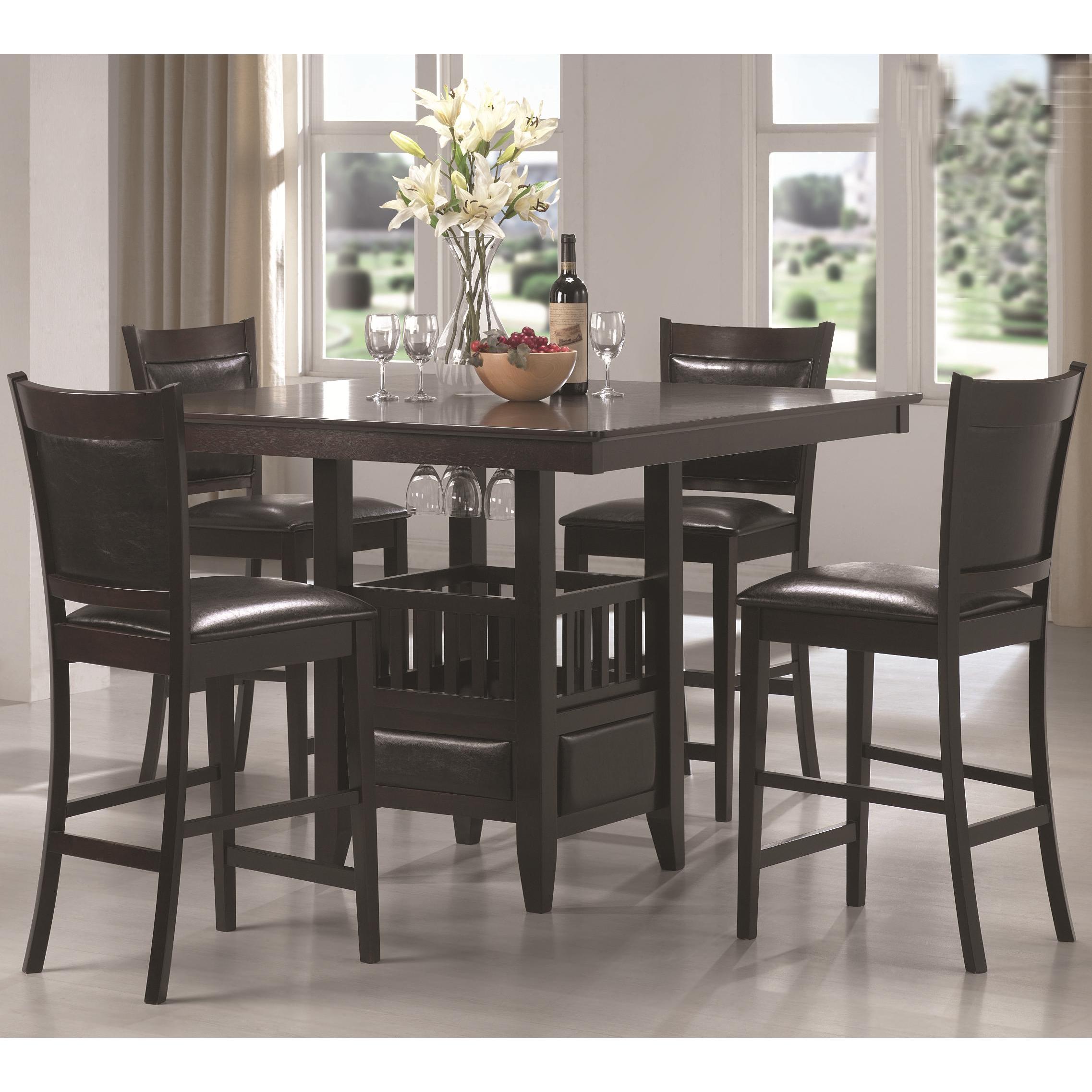 Coaster Furniture Jaden 100958 5 pc Counter Height Dining Set