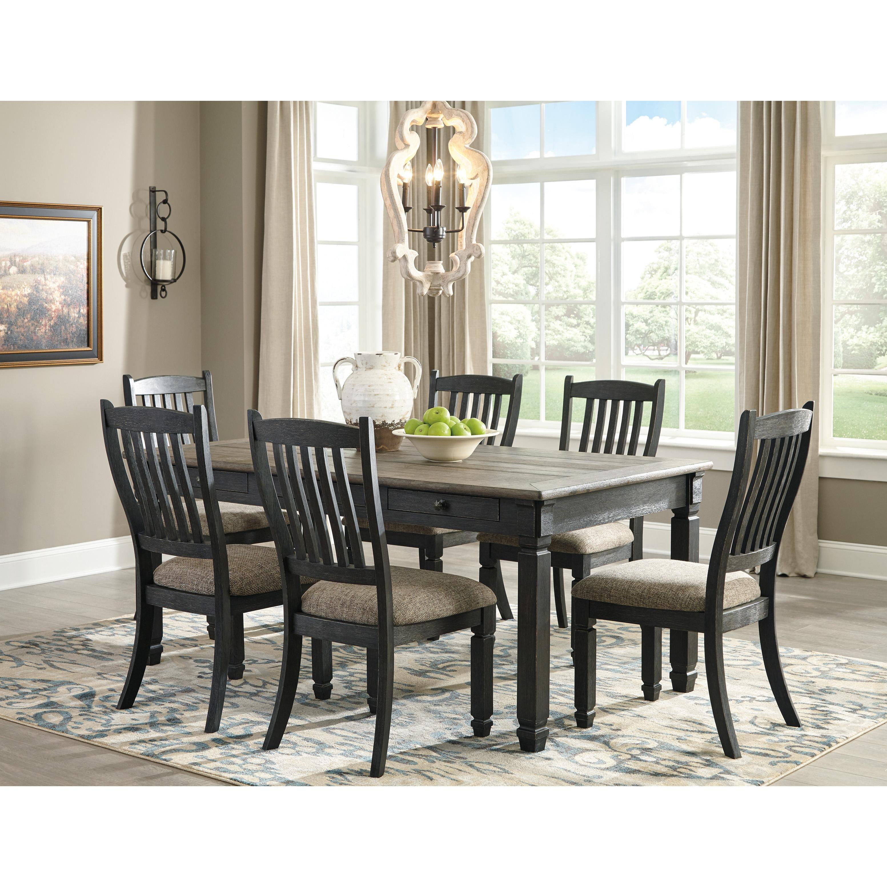 Signature Design by Ashley Tyler Creek D736D4 7 pc Dining Set
