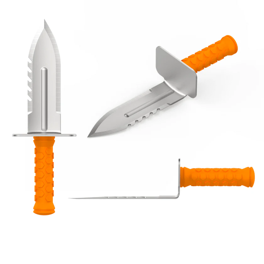 Quest Diamond Digger Tool Left Side Serrated Edge with Sheath - Image 3