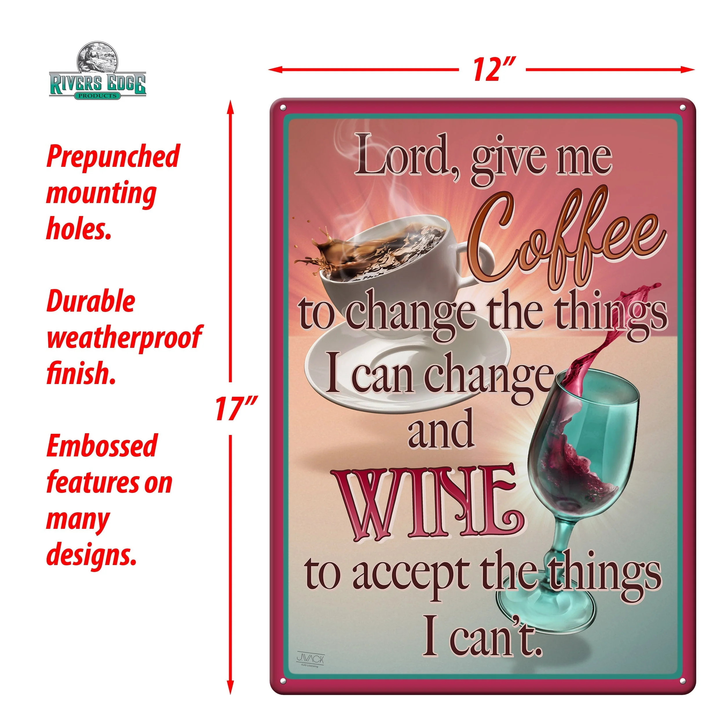 Tin Sign 12in x 17in-Lord Give - Image 2