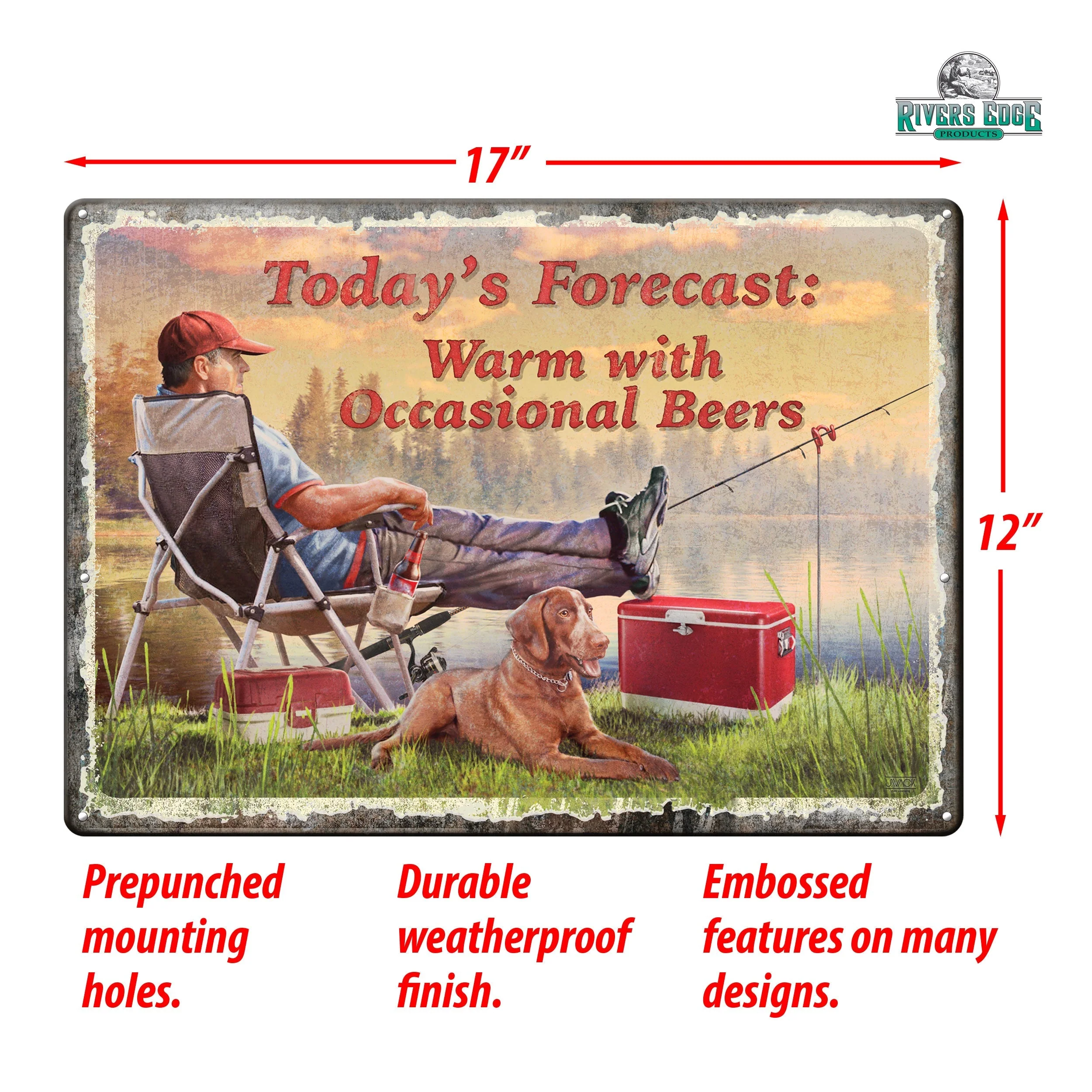 Tin Sign 12in x 17in-Warm Ocasional - Image 2