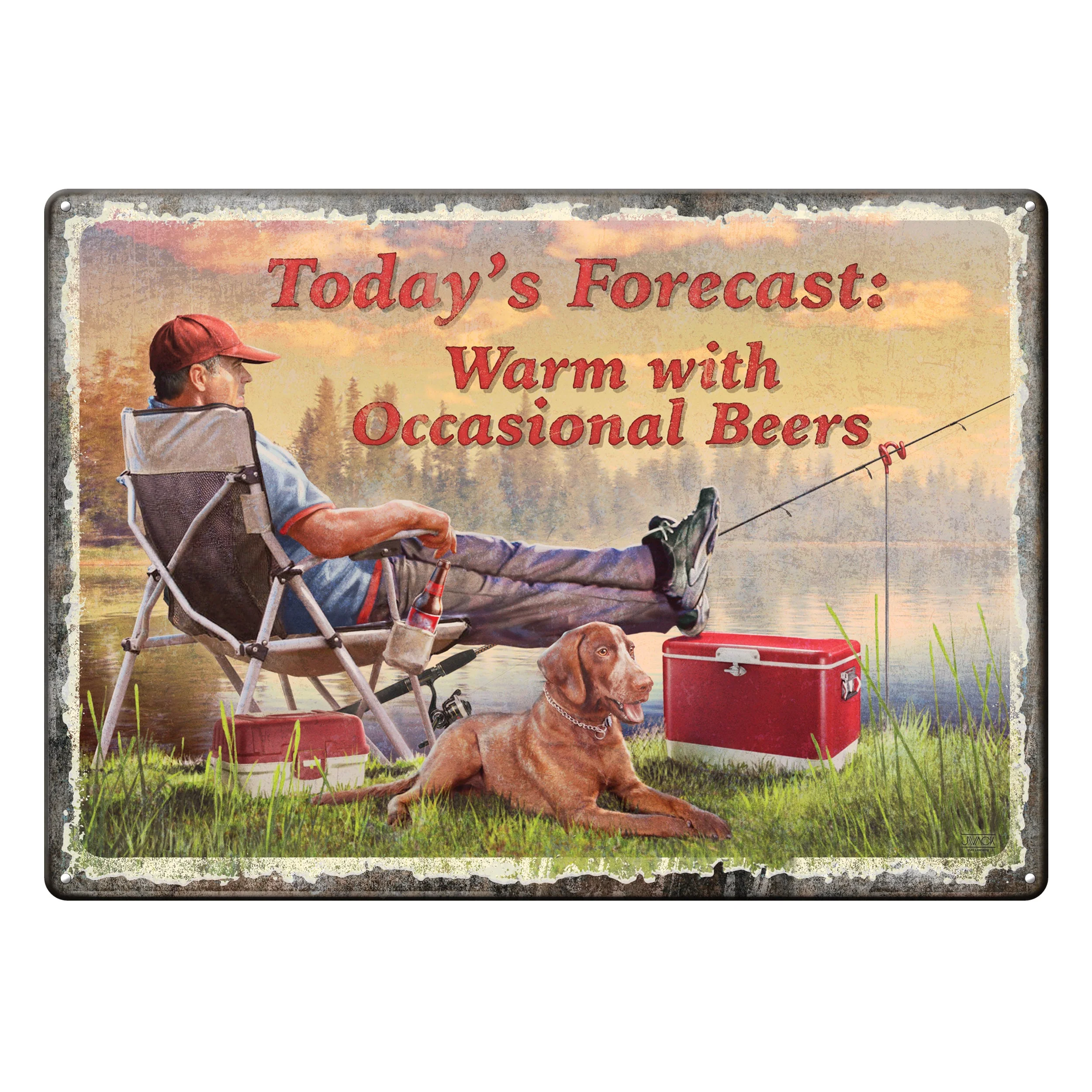 Tin Sign 12in x 17in-Warm Ocasional - Image 1
