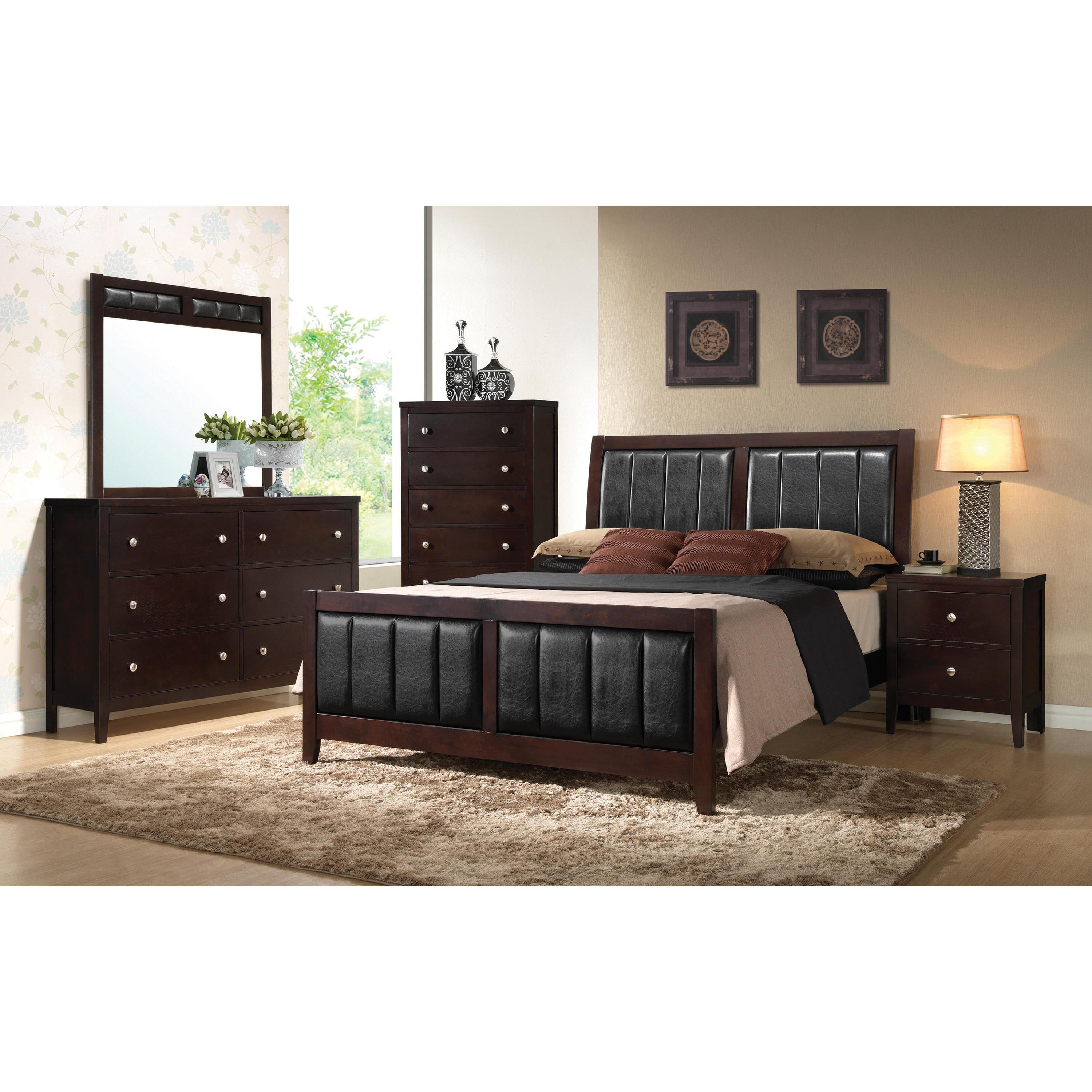Coaster Furniture Carlton 202091KE 7 pc King Upholstered Bedroom Set - Image 1