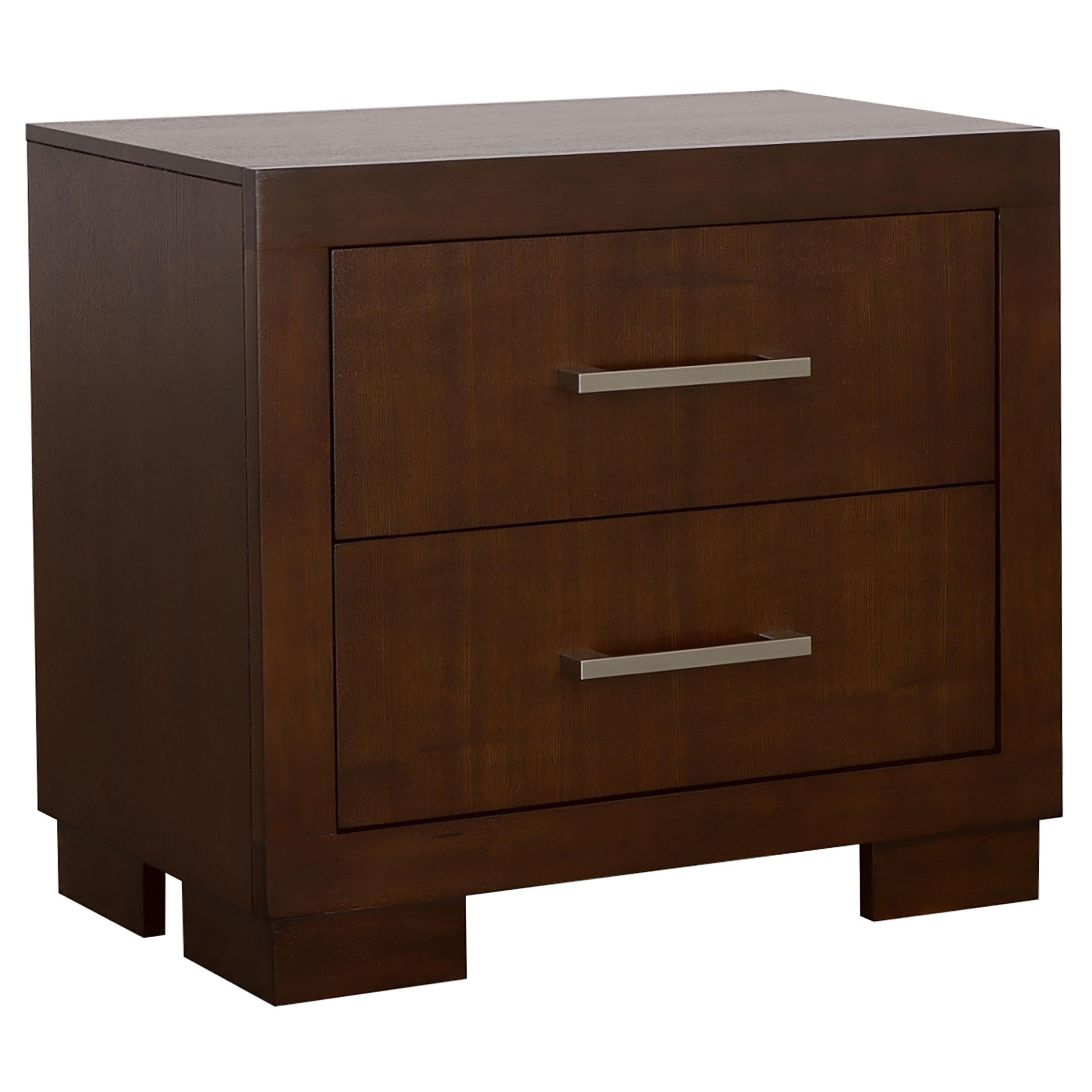 Coaster Furniture Jessica 200712 2-Drawer Nightstand – Cappuccino