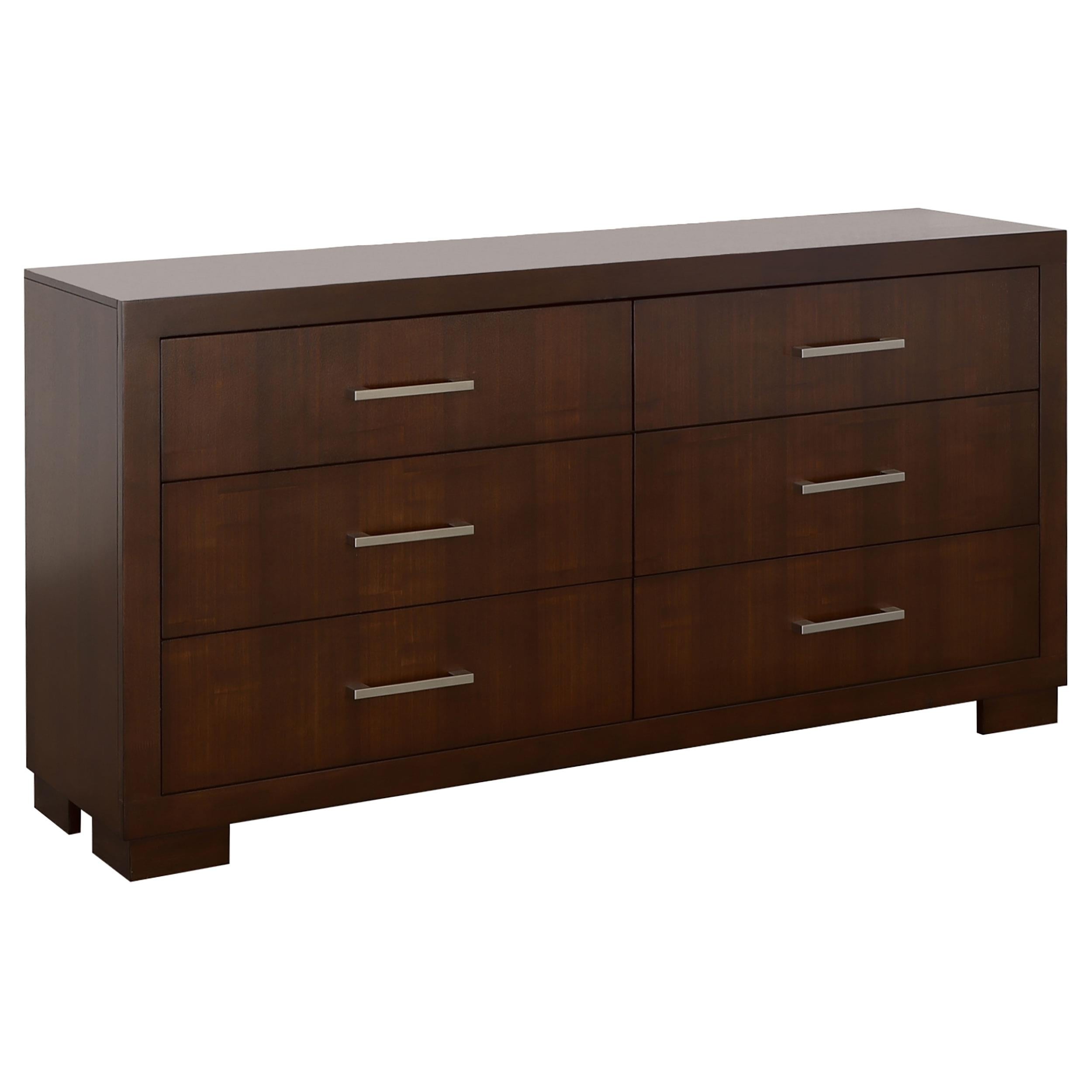 Coaster Furniture Jessica 200713 6-Drawer Dresser - Cappuccino - Image 1