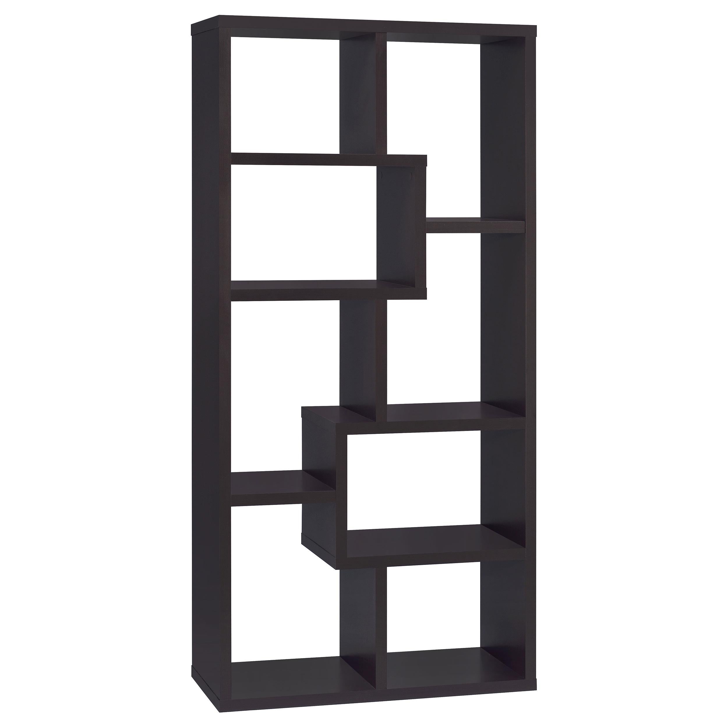 Coaster Furniture Theo 800264 71-inch 7-shelf Bookshelf – Cappuccino