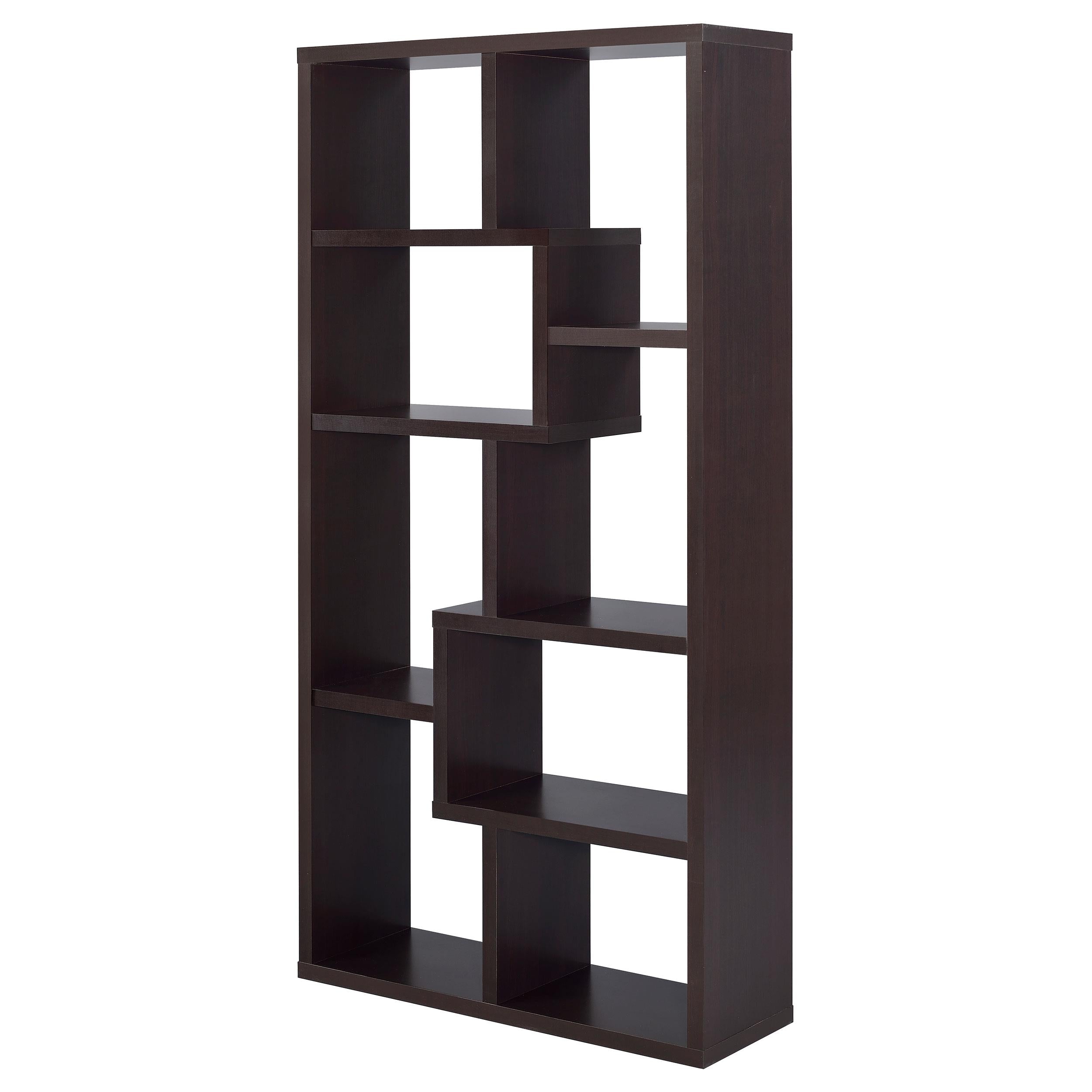 Coaster Furniture Theo 800264 71-inch 7-shelf Bookshelf - Cappuccino - Image 3