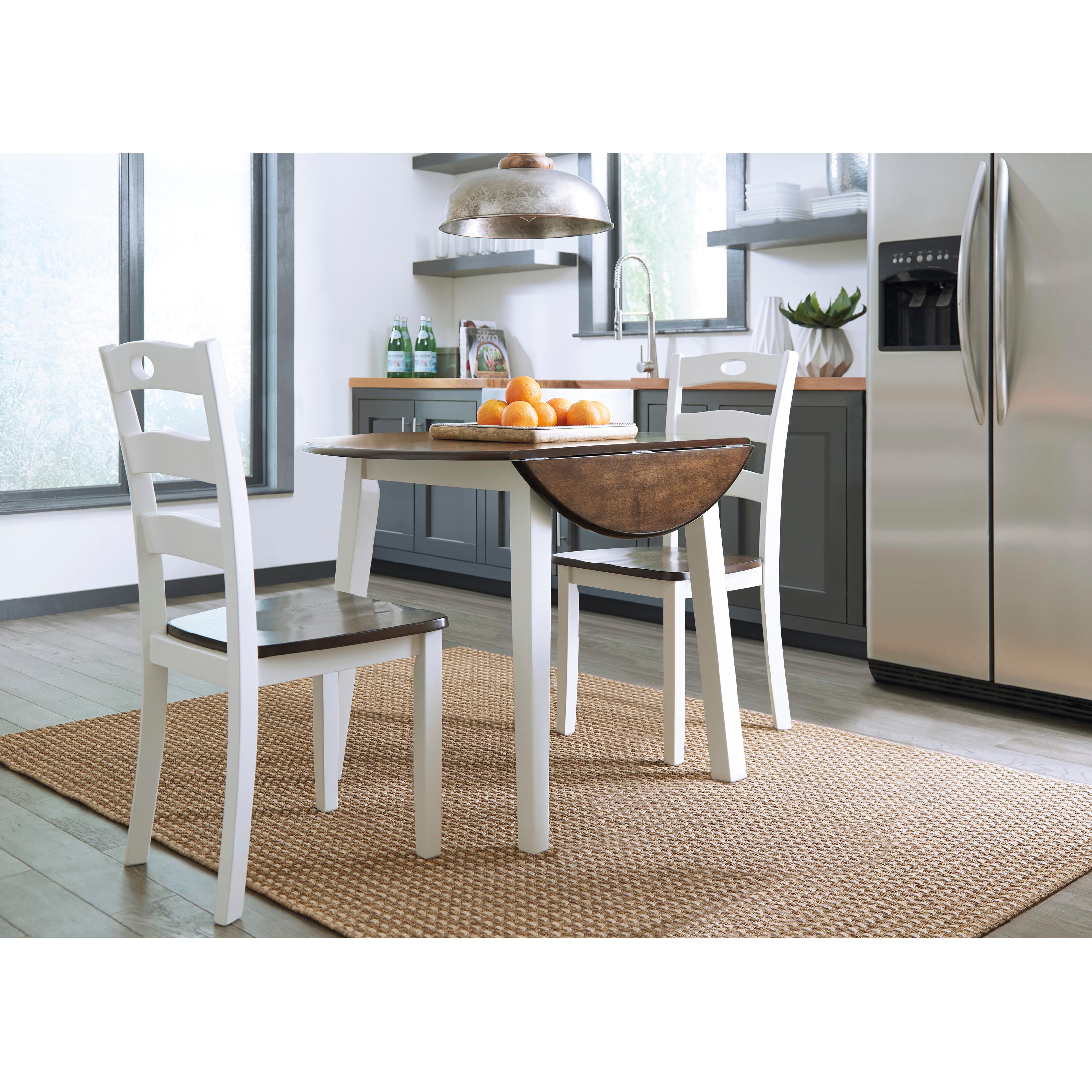 Signature Design by Ashley Woodanville D335D4 3 pc Dining Set - Image 2