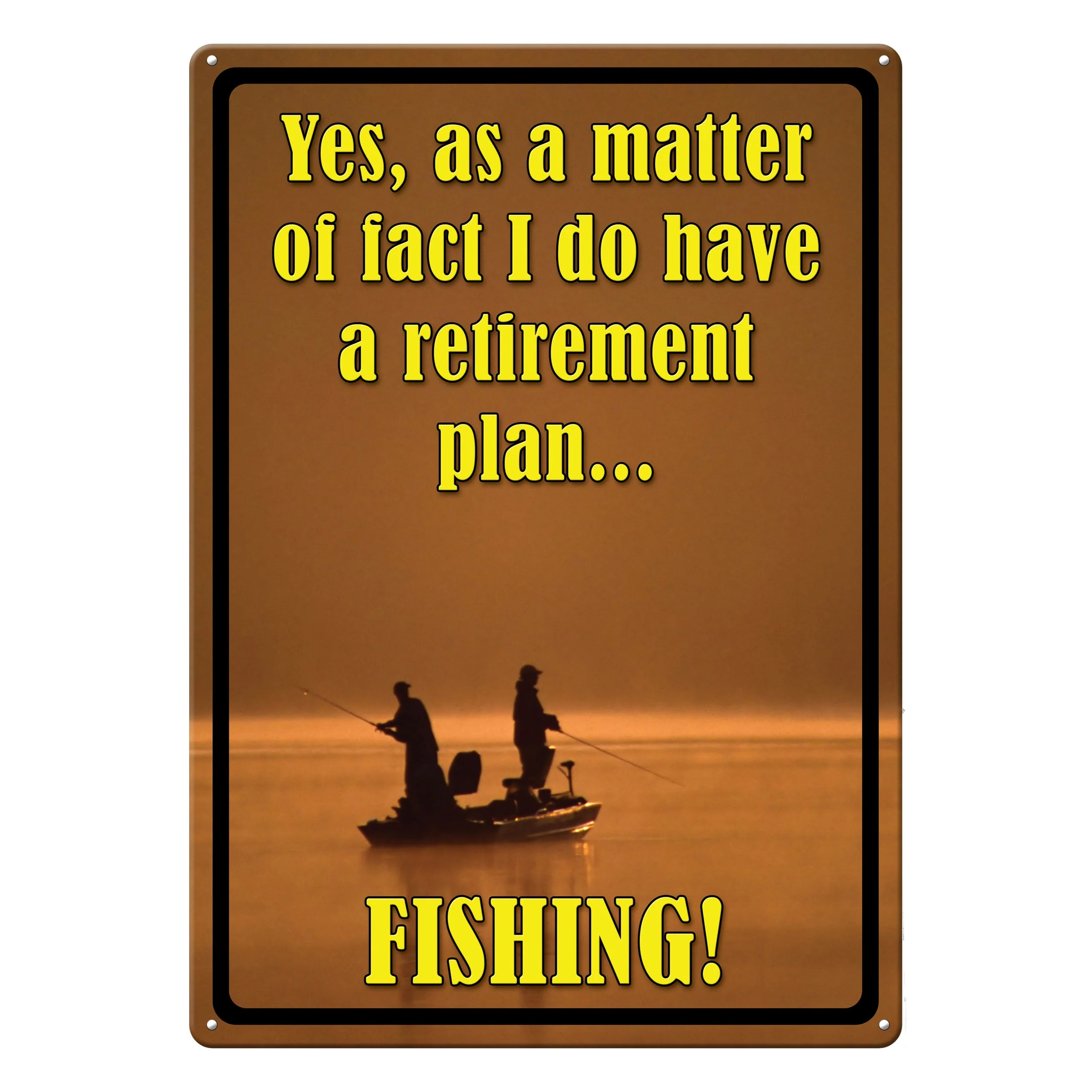 Tin Sign 12in x 17in-Retirement - Image 1