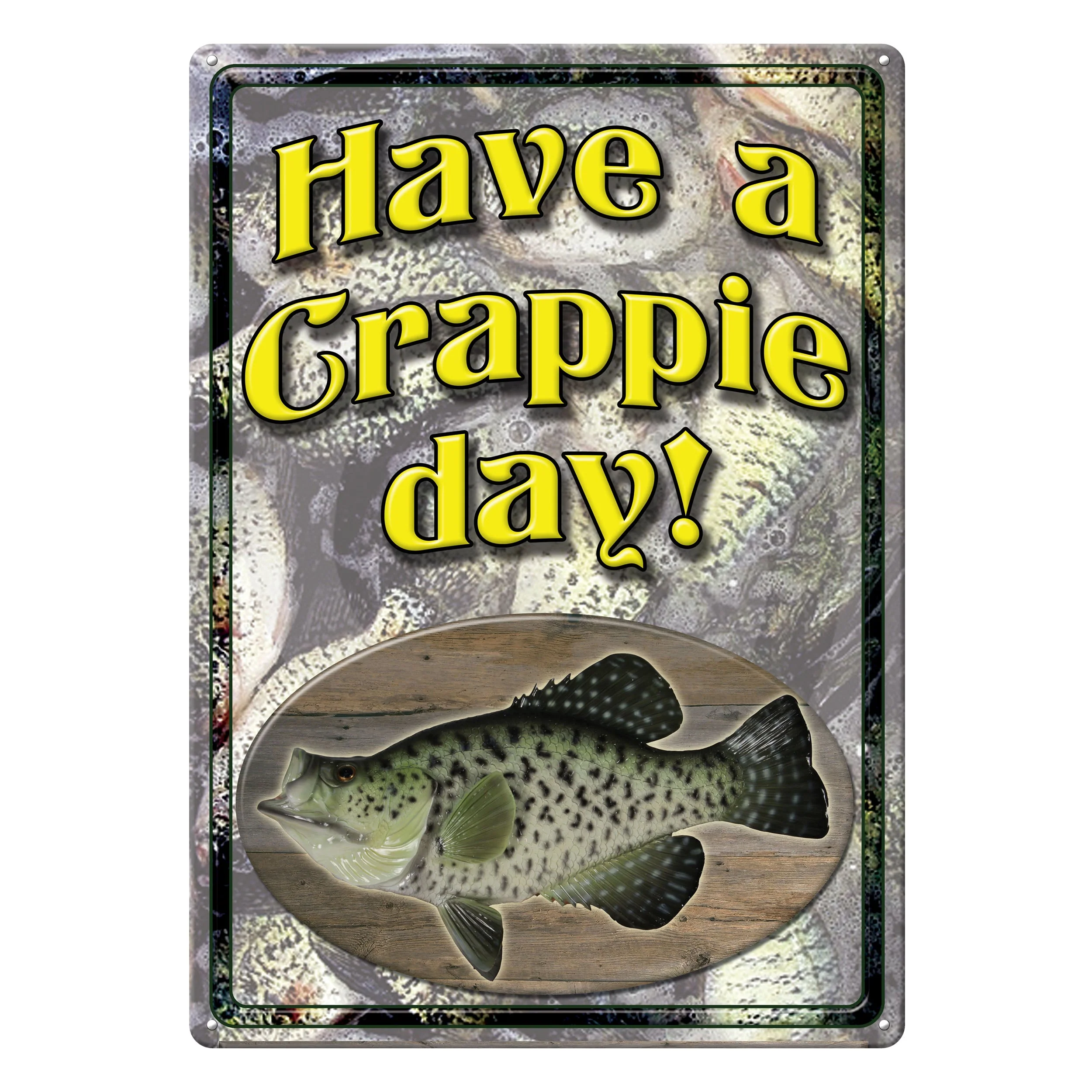 Tin Sign-Crappie Day - Image 1