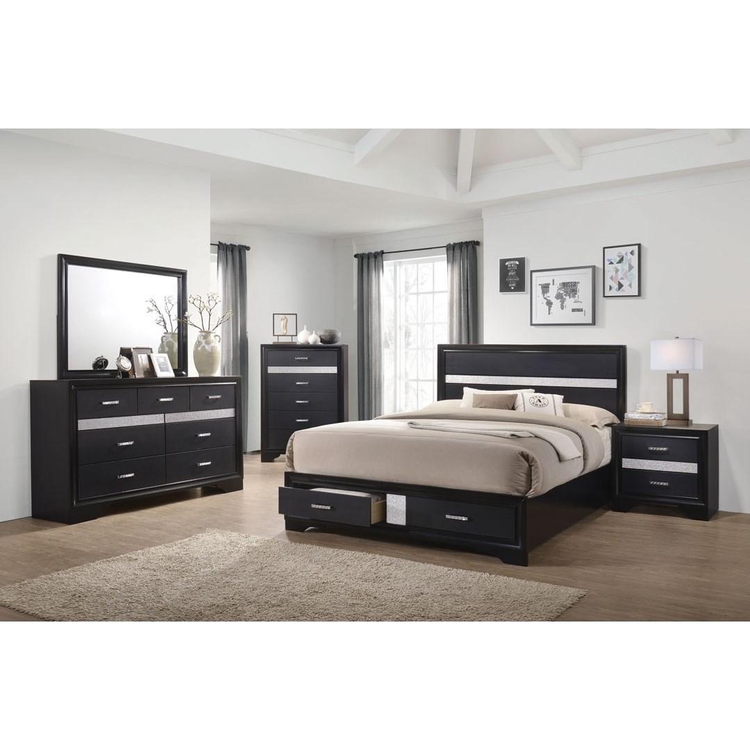 Coaster Furniture Miranda 206361Q 7 pc Queen Bedroom Set with Storage - Image 1