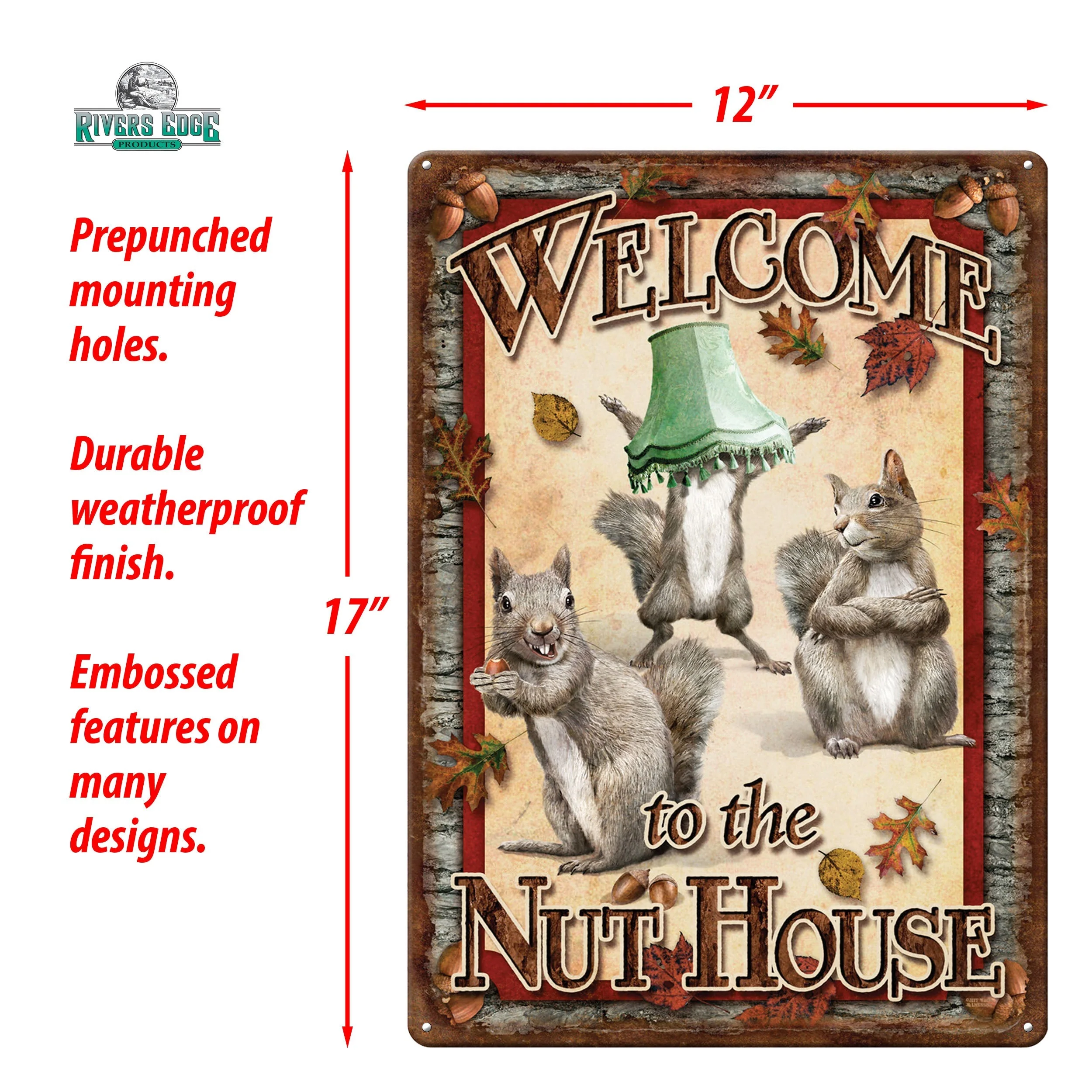 Tin Sign 12in x 17in-Nut House - Image 2