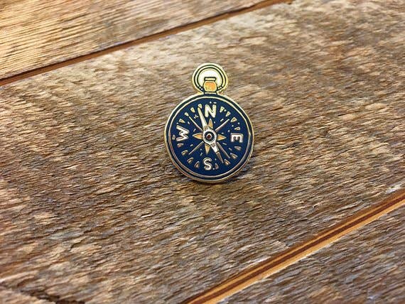 Compass Enamel Pin - Image 2
