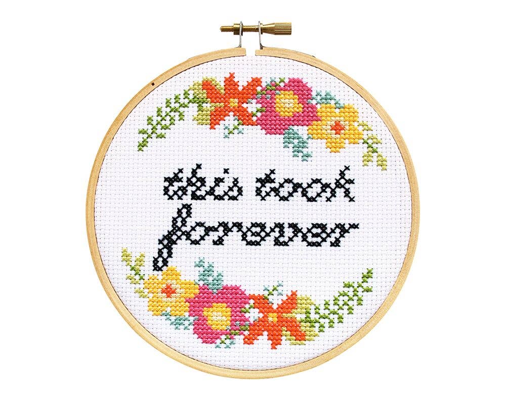 This Took Forever Cross Stitch Kit - Image 1