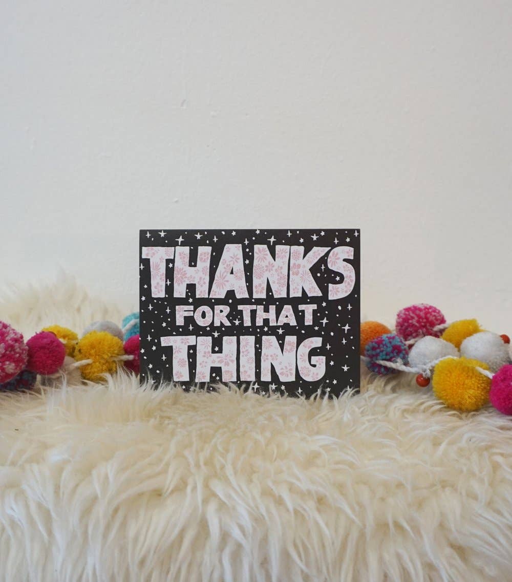 Thanks For That Thing - Image 1