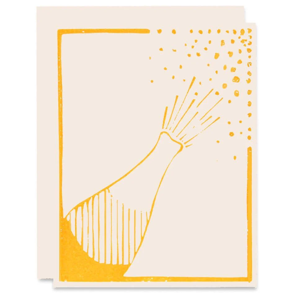 Champagne Pop Celebration Card - Image 1