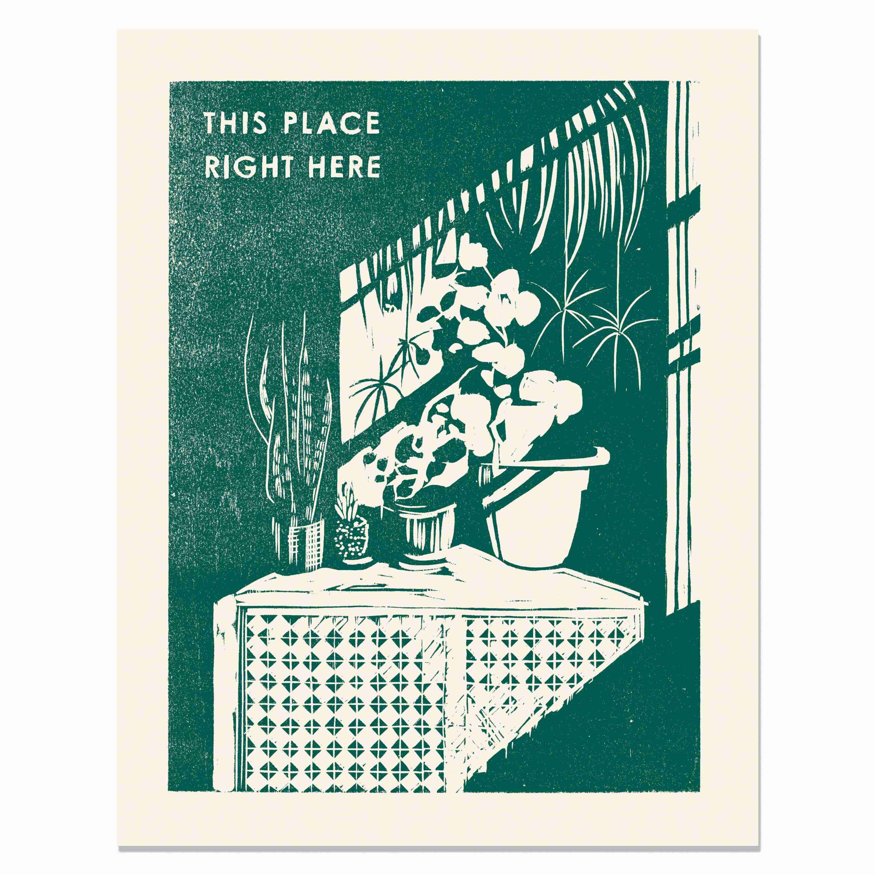 This Place Right Here Art Print - Image 1