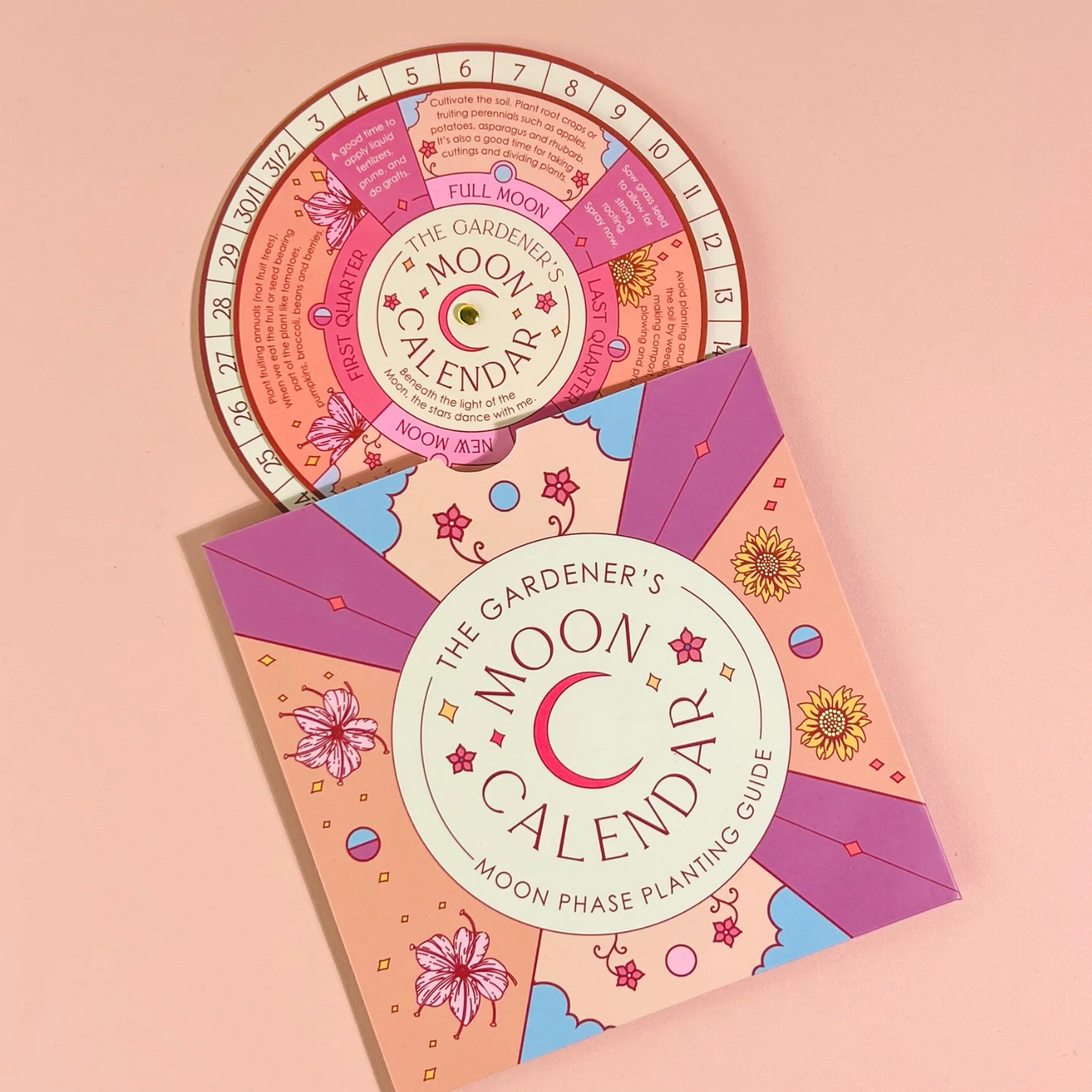 Moon Phase Calendar Spinner Planting Guide - Image 2