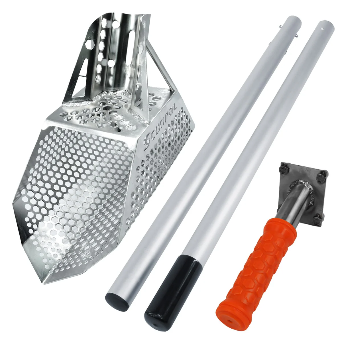 Quest Scoopal Sand Scoop w/ Quest Hand Rod & Quest Travel Rod Set - Image 1