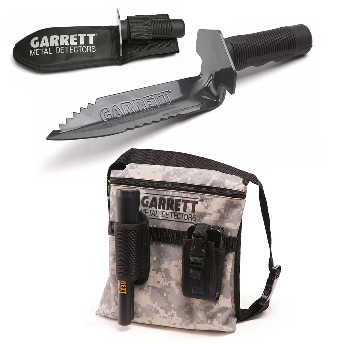 Garrett Edge Digger w/ Sheath & Camo Finds Pouch Combo - Image 1