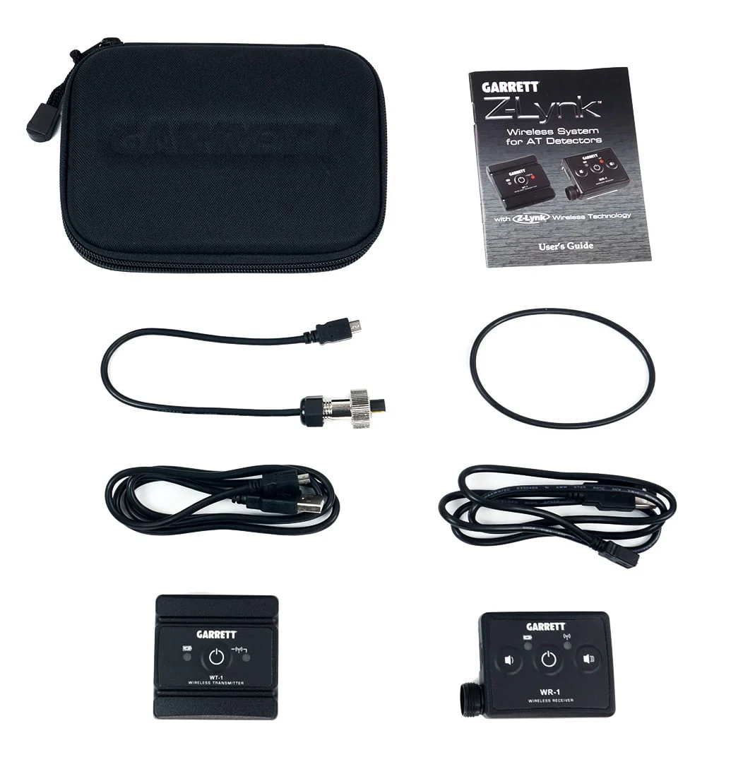 Garrett Z-Lynk Wireless System 2-pin headphone jack AT Transmitter & Receiver - Image 3
