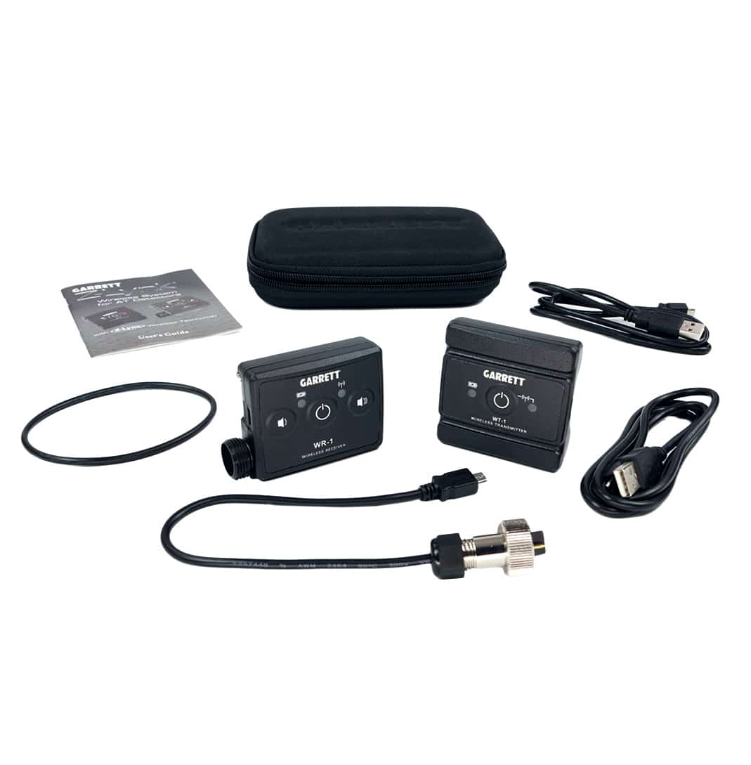 Garrett Z-Lynk Wireless System 2-pin headphone jack AT Transmitter & Receiver - Image 1