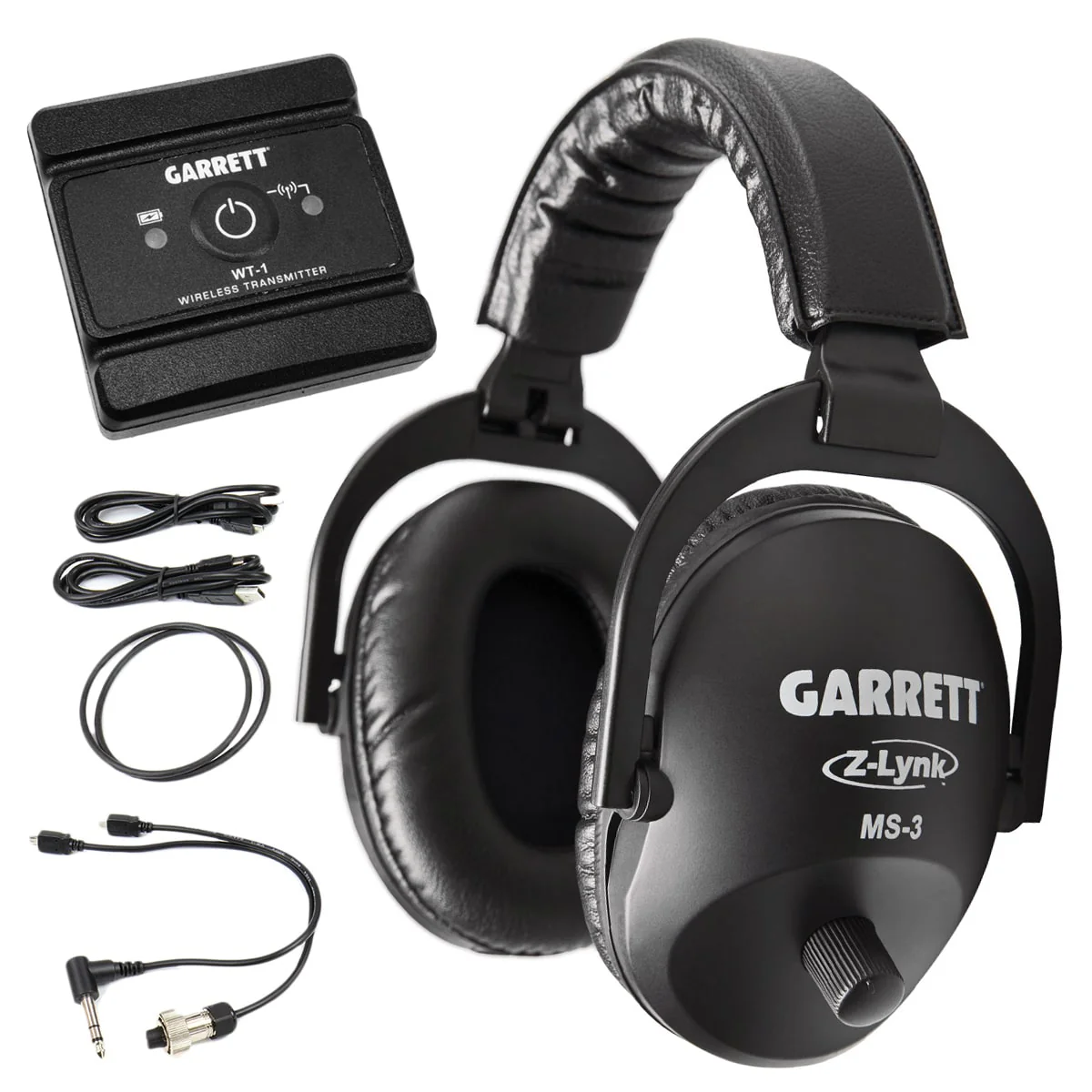 Garrett MS-3 Z-Lynk Wireless Headphone KIT for Metal Detectors 1627720 - Image 1
