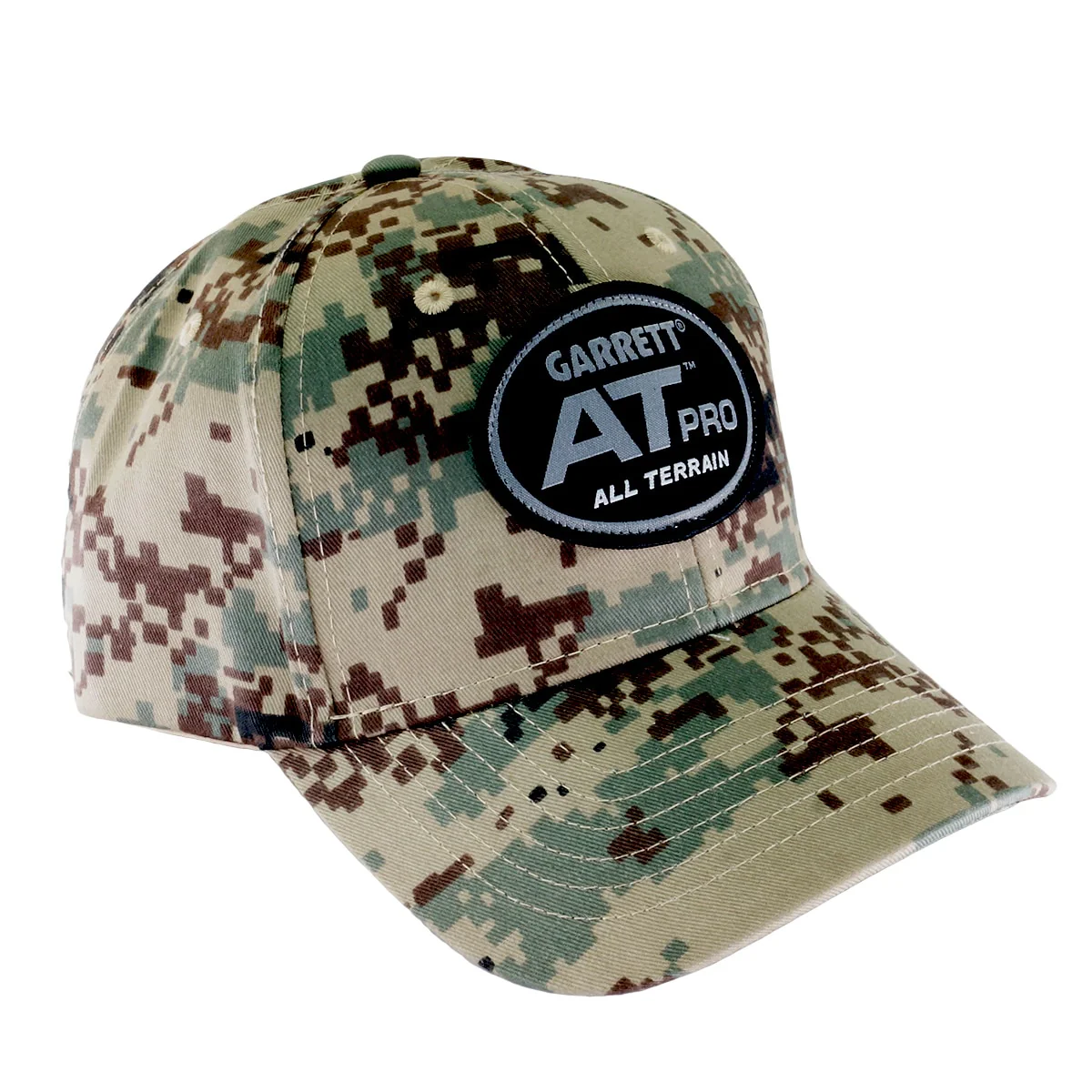 Garrett AT PRO Camo Baseball Cap – Official Metal Detector Hat - Image 1