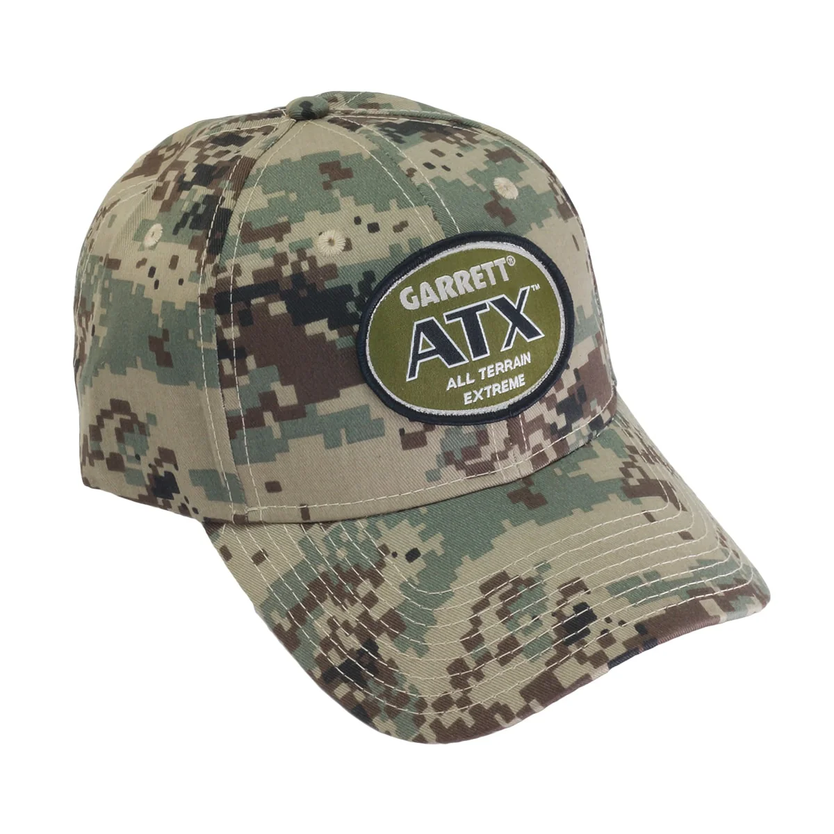 Garrett ATX Camo Baseball Cap with Velcro Strap