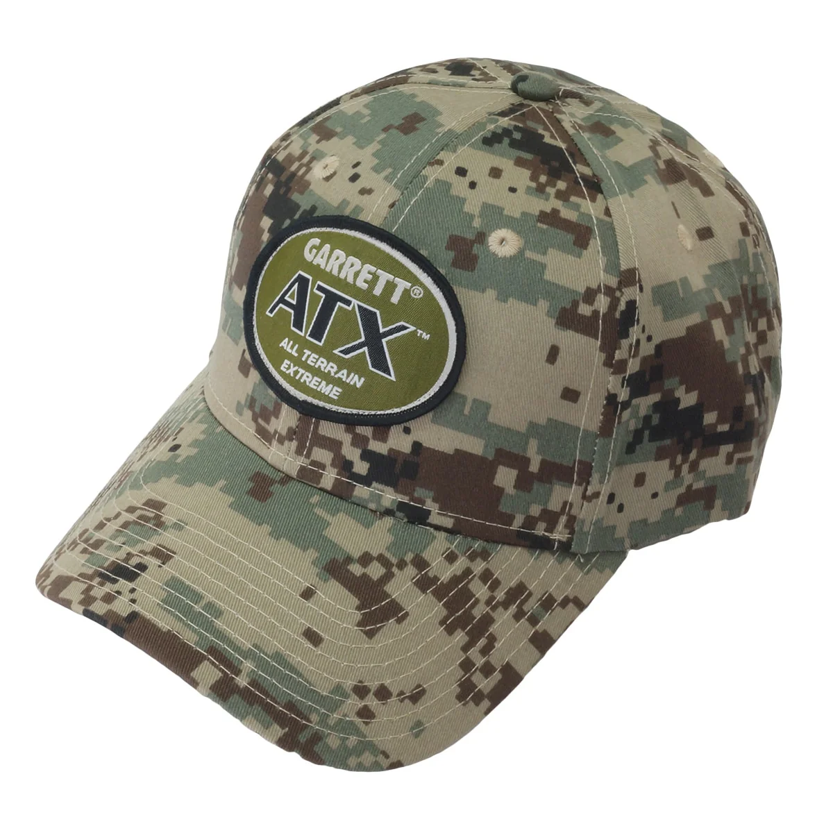Garrett ATX Camo Baseball Cap with Velcro Strap - Image 2