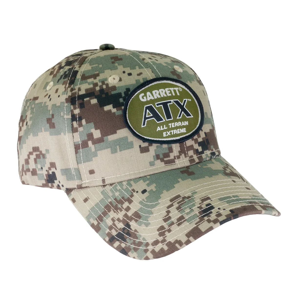 Garrett ATX Camo Baseball Cap with Velcro Strap - Image 3