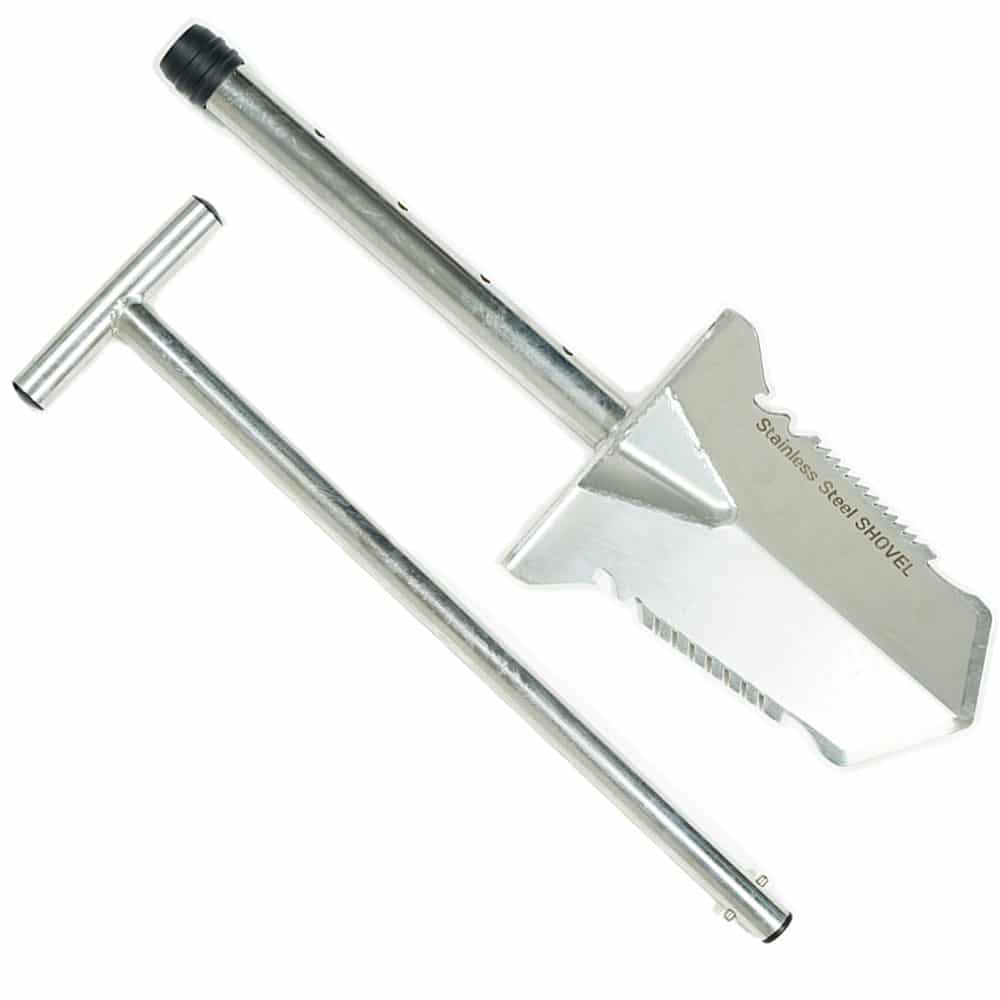 Nokta Stainless Steel Premium Shovel - Collapsible - Image 2