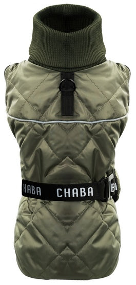 Chaba kubrak regulowany Chic 3XL khaki - wodoodporny i ocieplany z odblaskami - Image 3