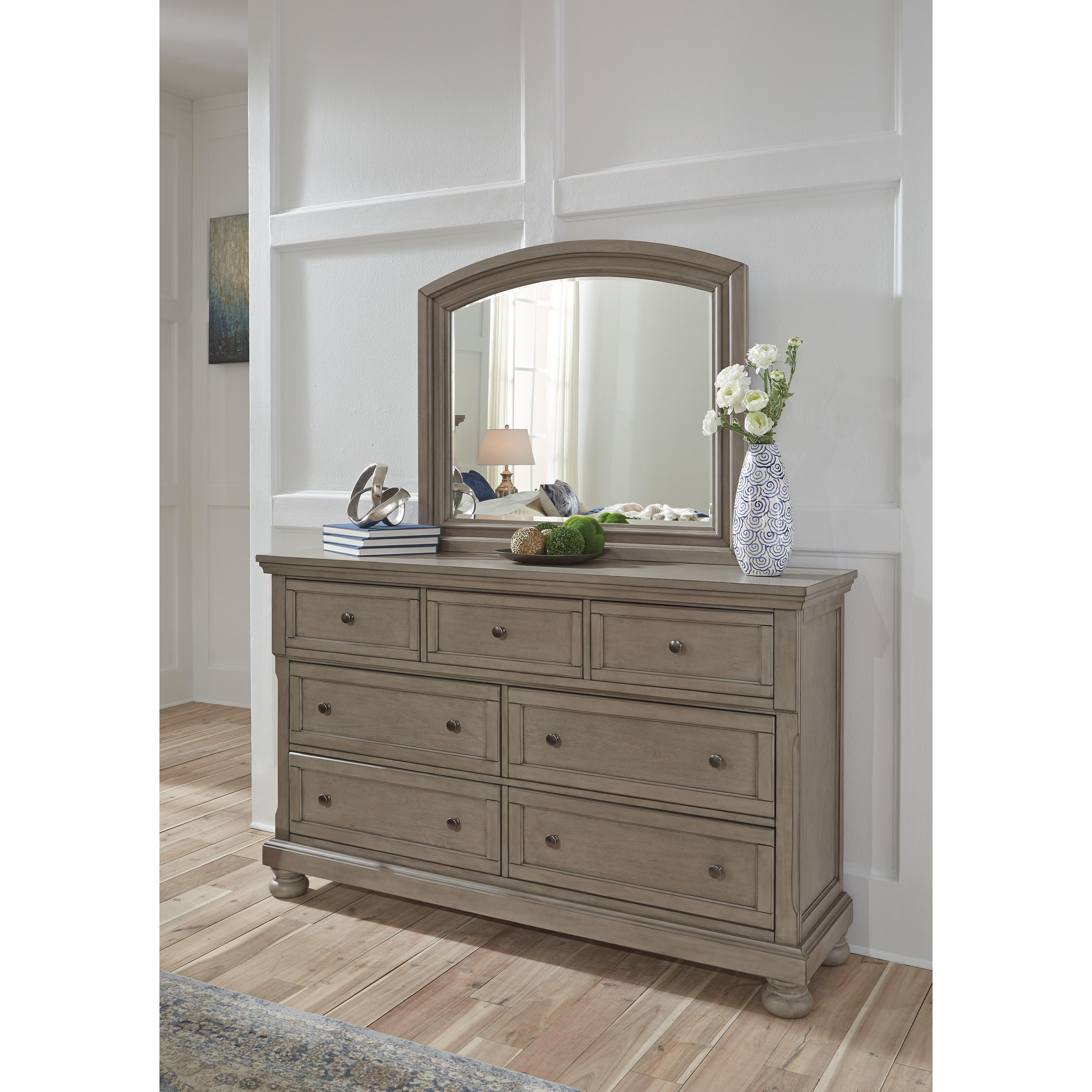 Signature Design by Ashley Lettner B733 6 pc King Sleigh Storage Bedroom Set - Image 3