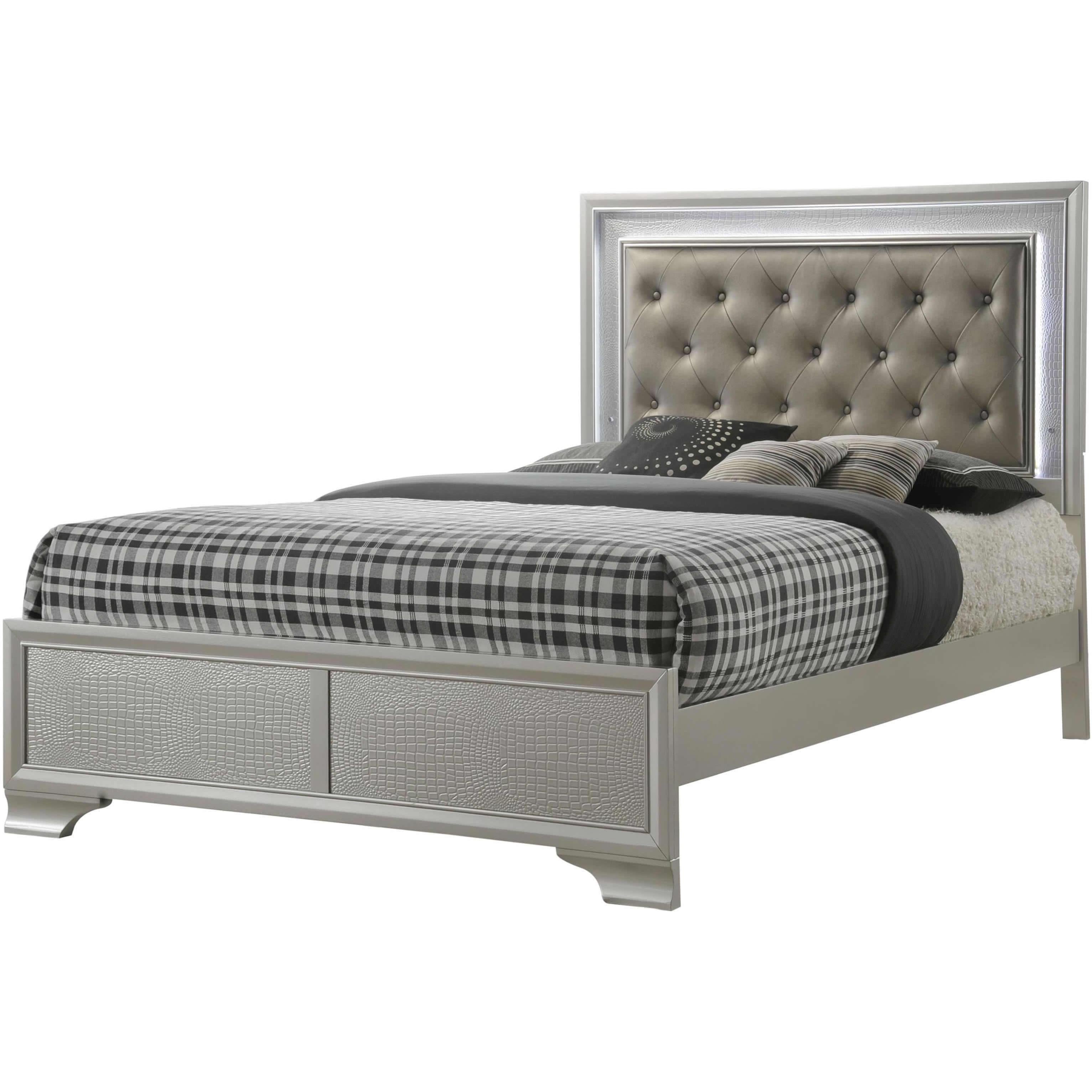 Crown Mark Lyssa B4300 7 pc Queen Panel Bedroom Set - Image 2