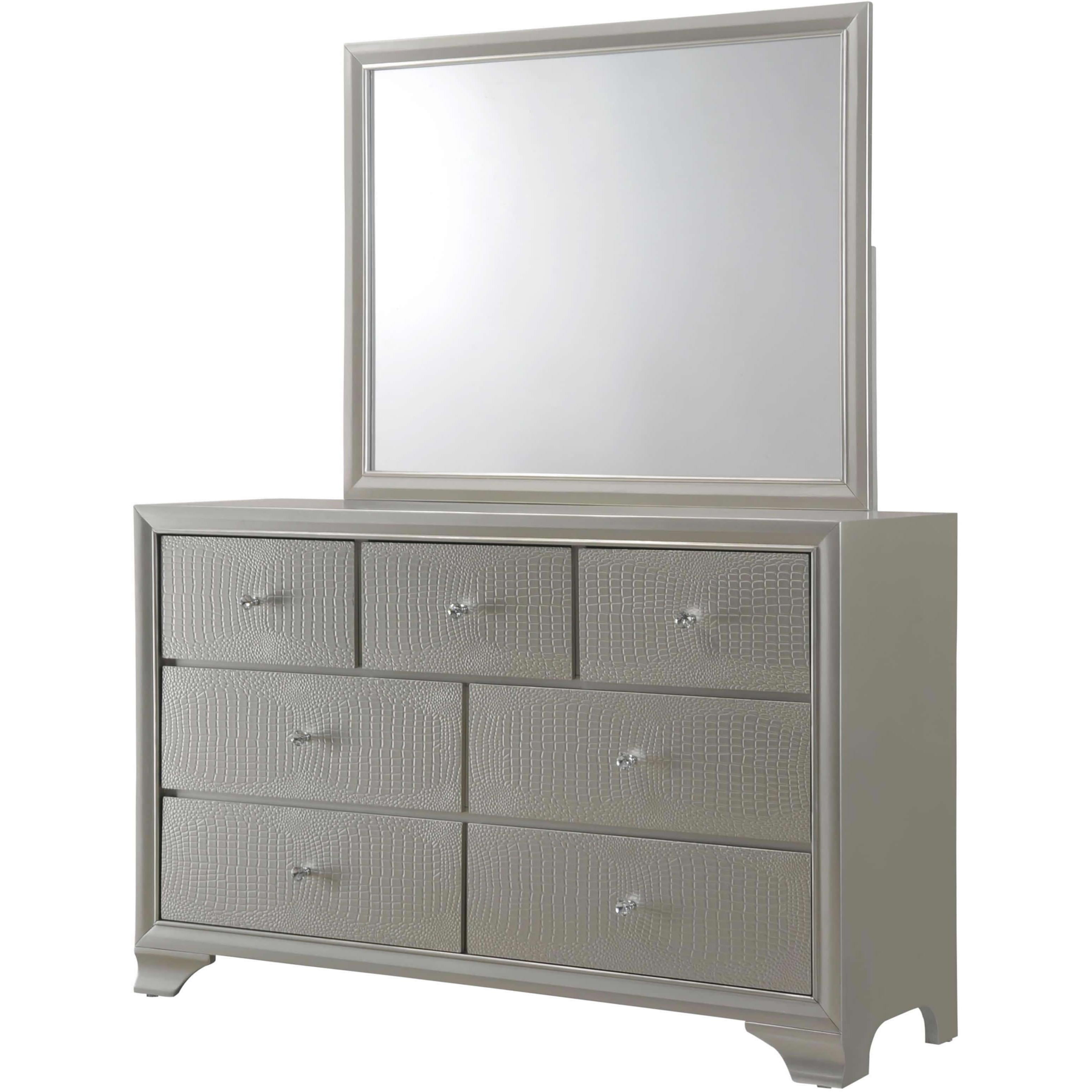 Crown Mark Lyssa B4300 7 pc Queen Panel Bedroom Set - Image 3