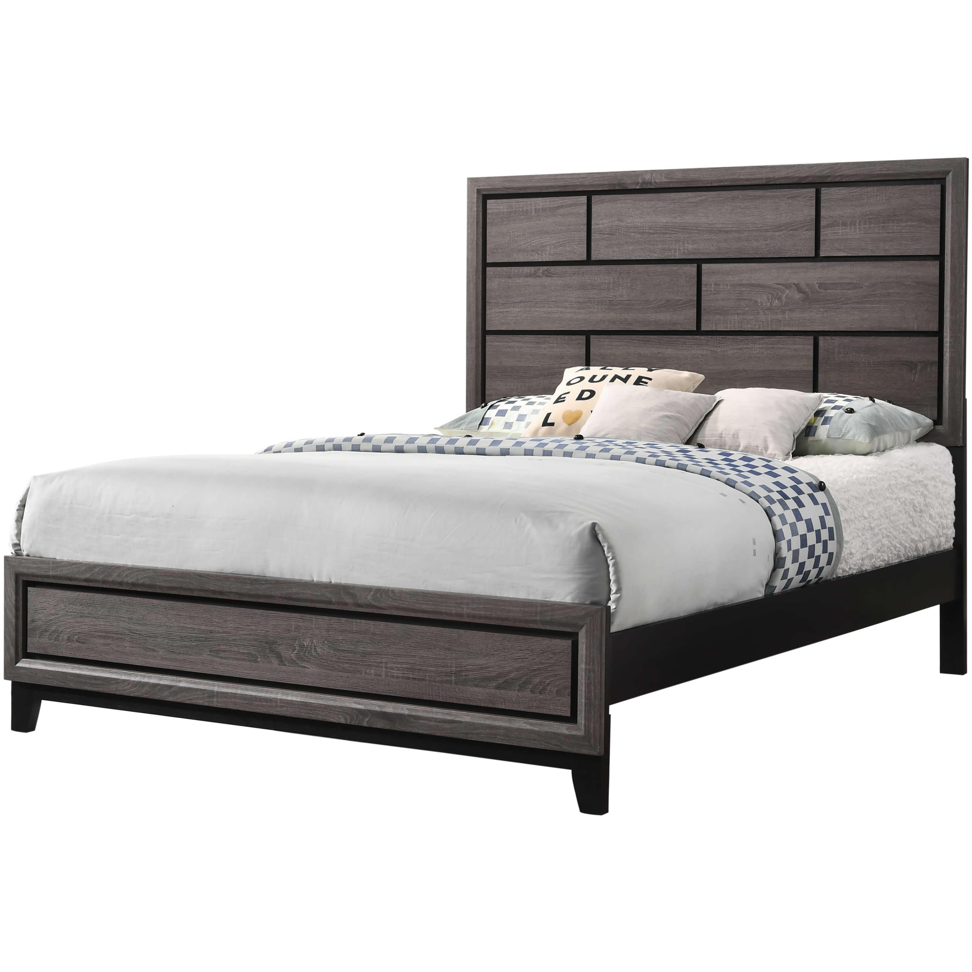 Crown Mark Akerson B4620 7 pc Queen Panel Bedroom Set - Image 2
