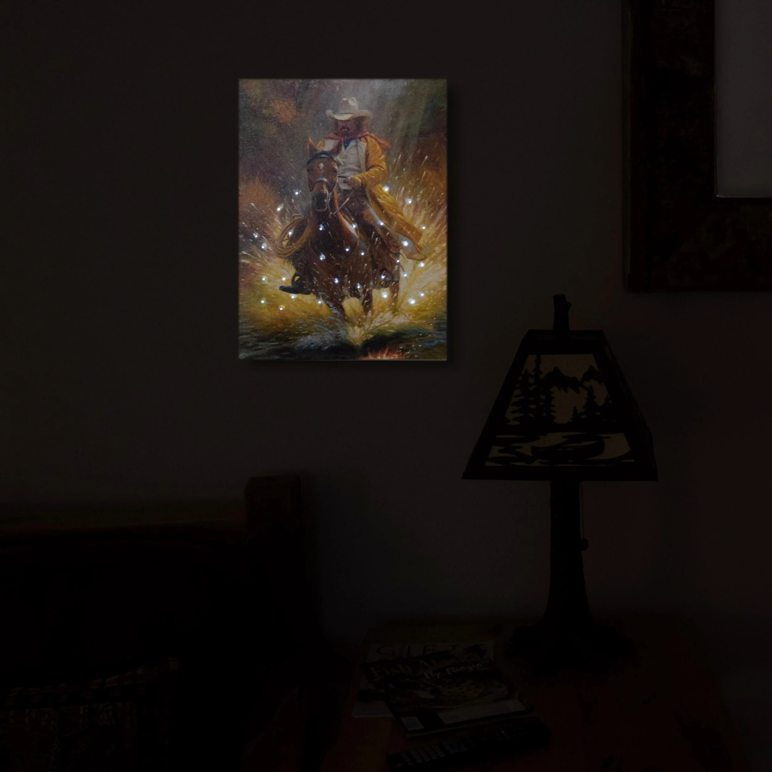 LED Art 16in x 12in-Slippery When Wet - Image 3