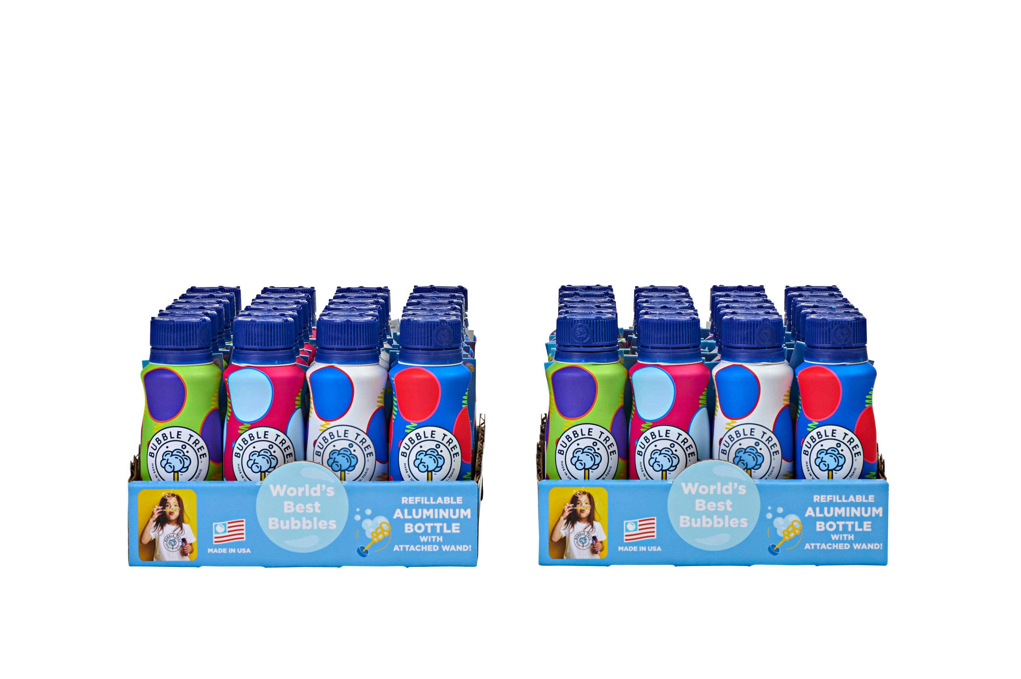 Bubble Tree 4 FL. Oz. Aluminum Bubble Bottle & Wand - Image 3