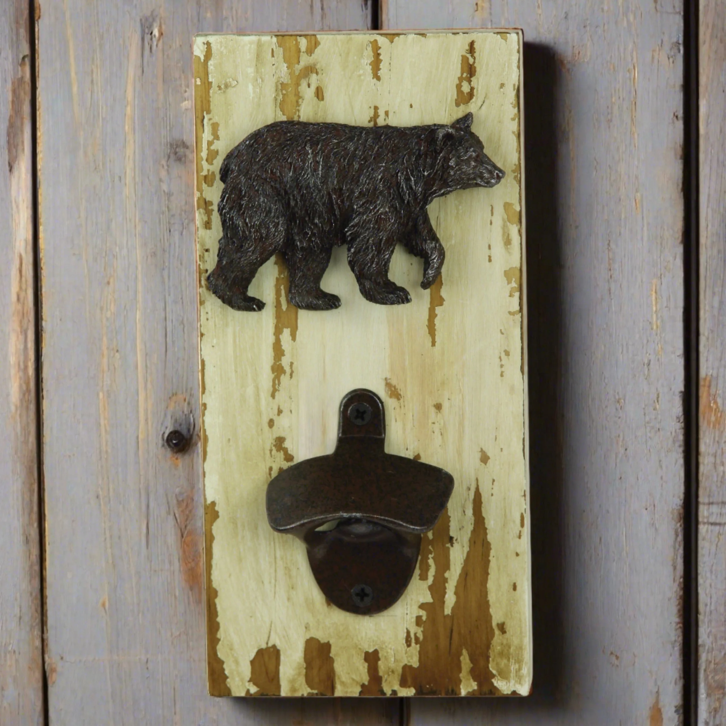 Bottle Opener-Rustic Bear