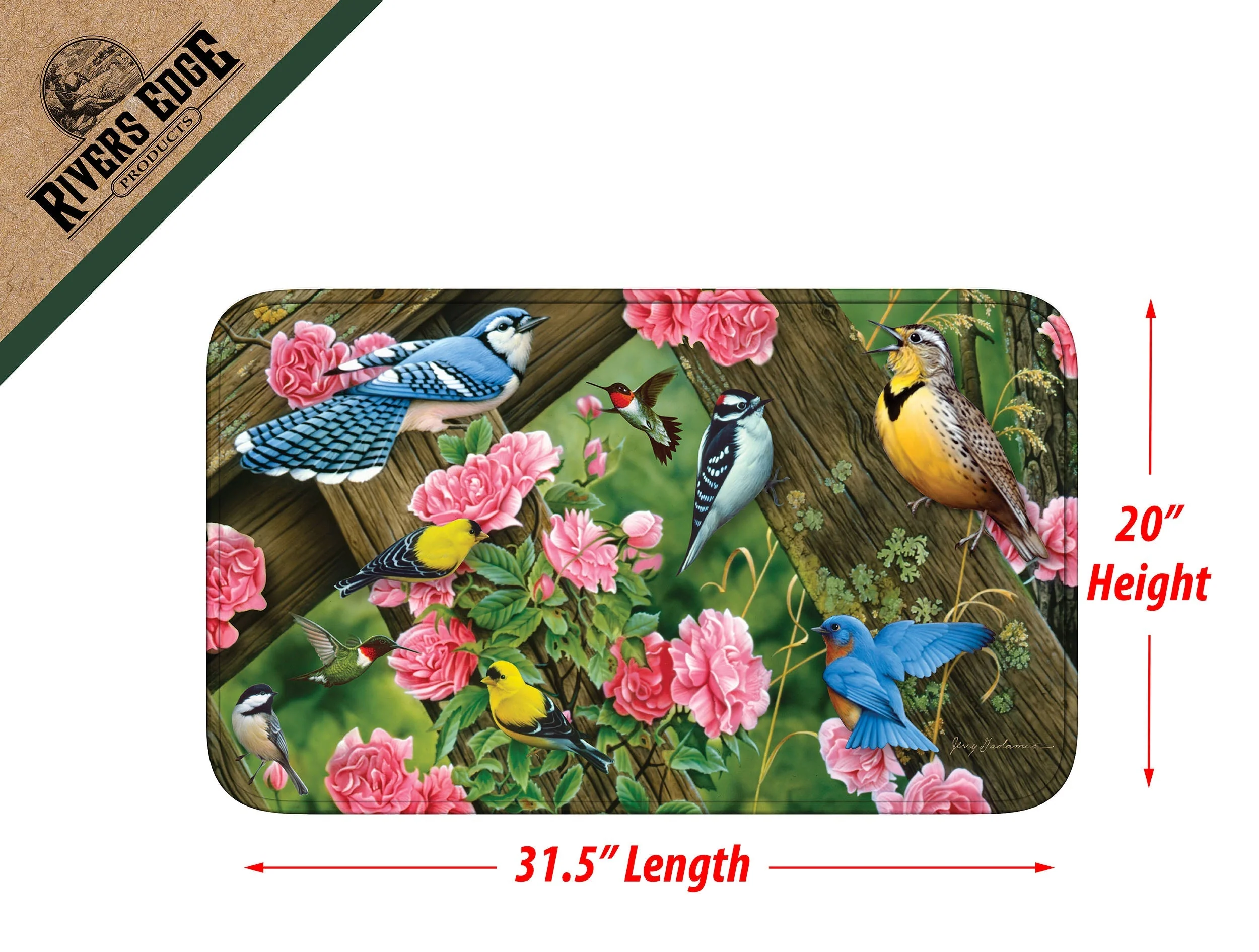 Memory Foam Mat-Song Birds - Image 1