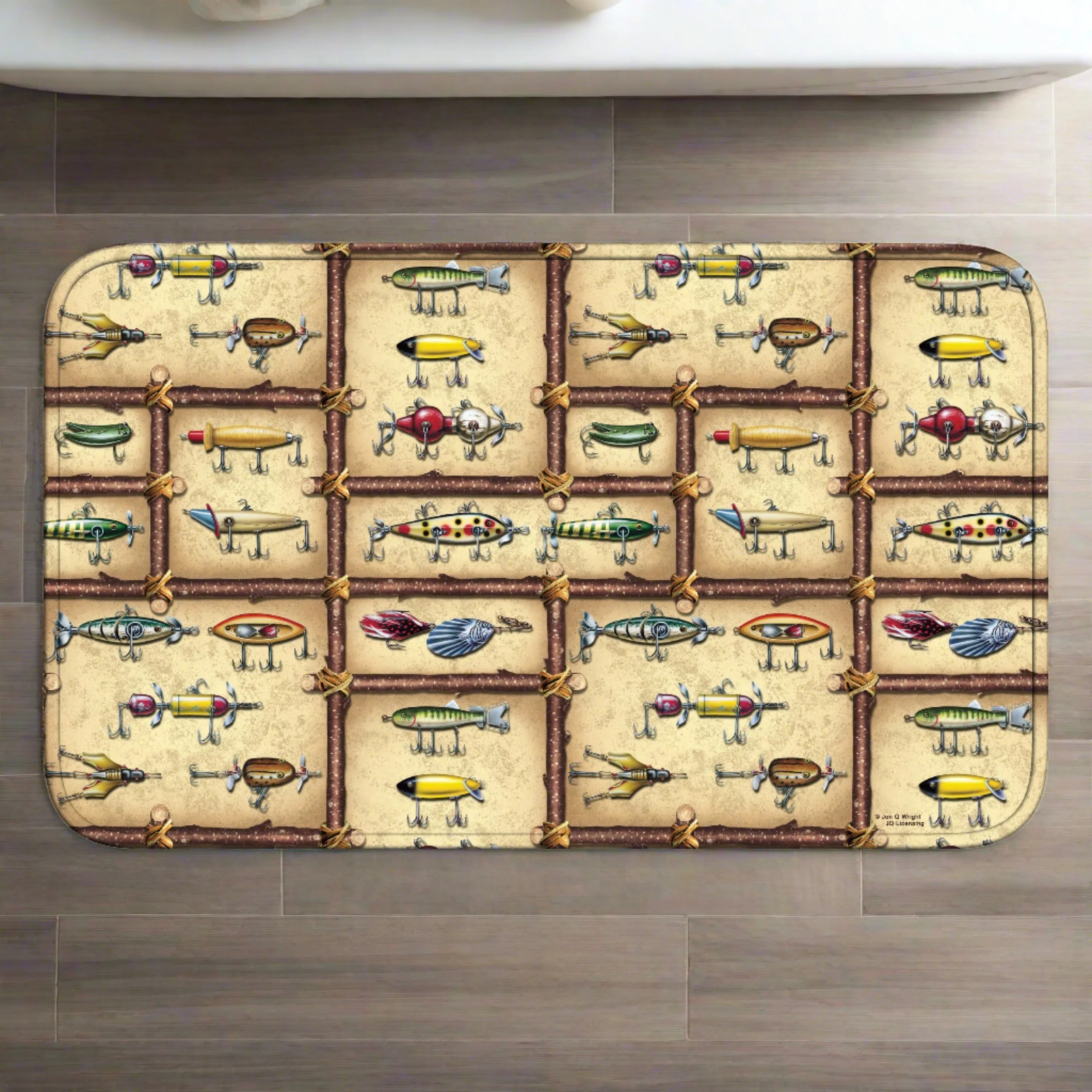 Memory Foam Mat-Antique Lure - Image 1