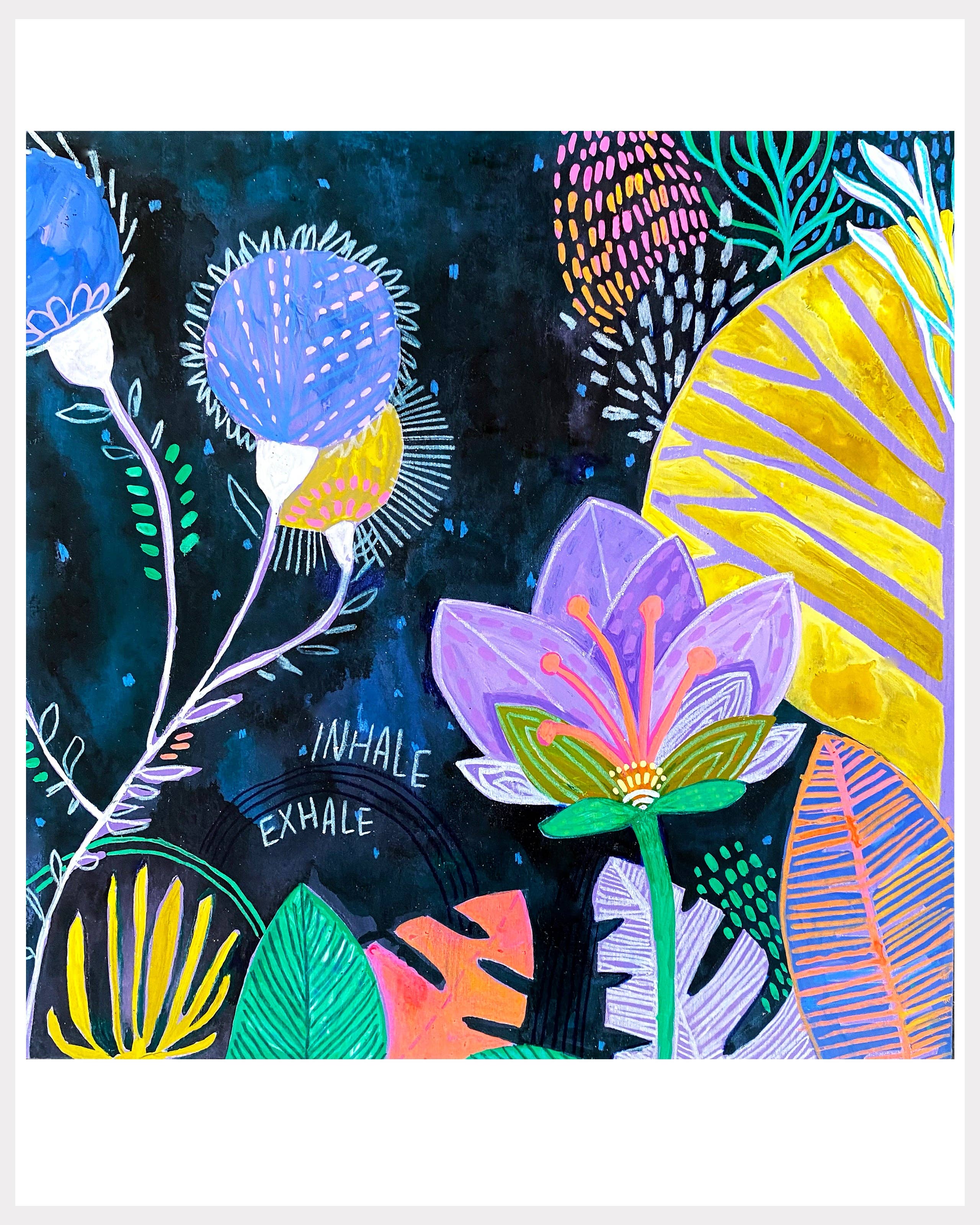 Inhale Exhale –Art Print - Image 3