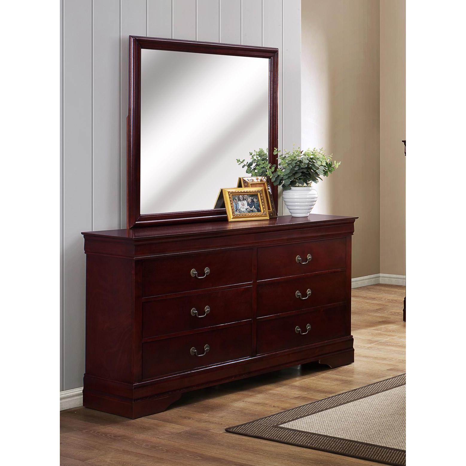 Crown Mark Louis Philip B3850 7 pc Queen Sleigh Bedroom Set - Image 3